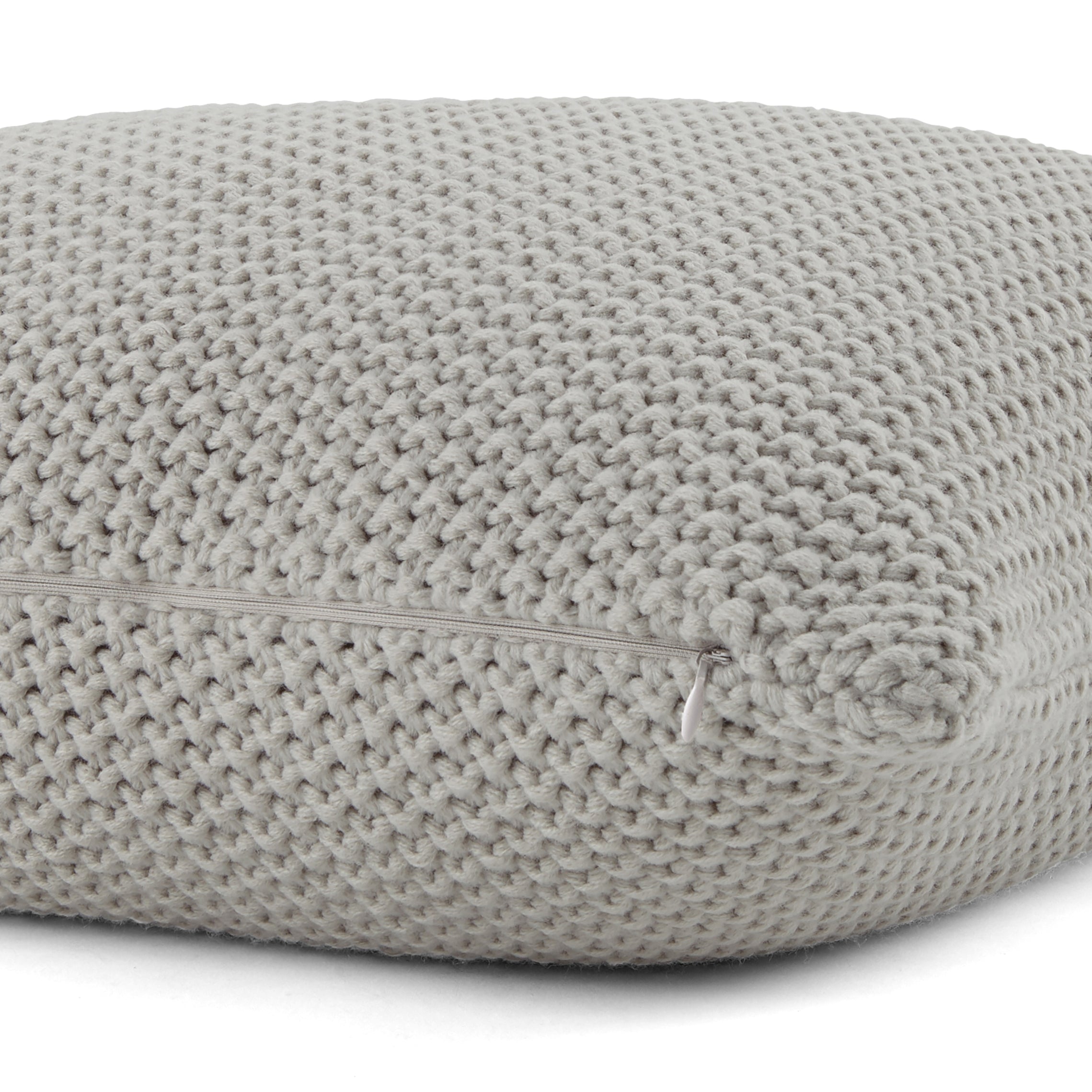 Seed Stitch Knit Acrylic Decor Throw Pillow Cover