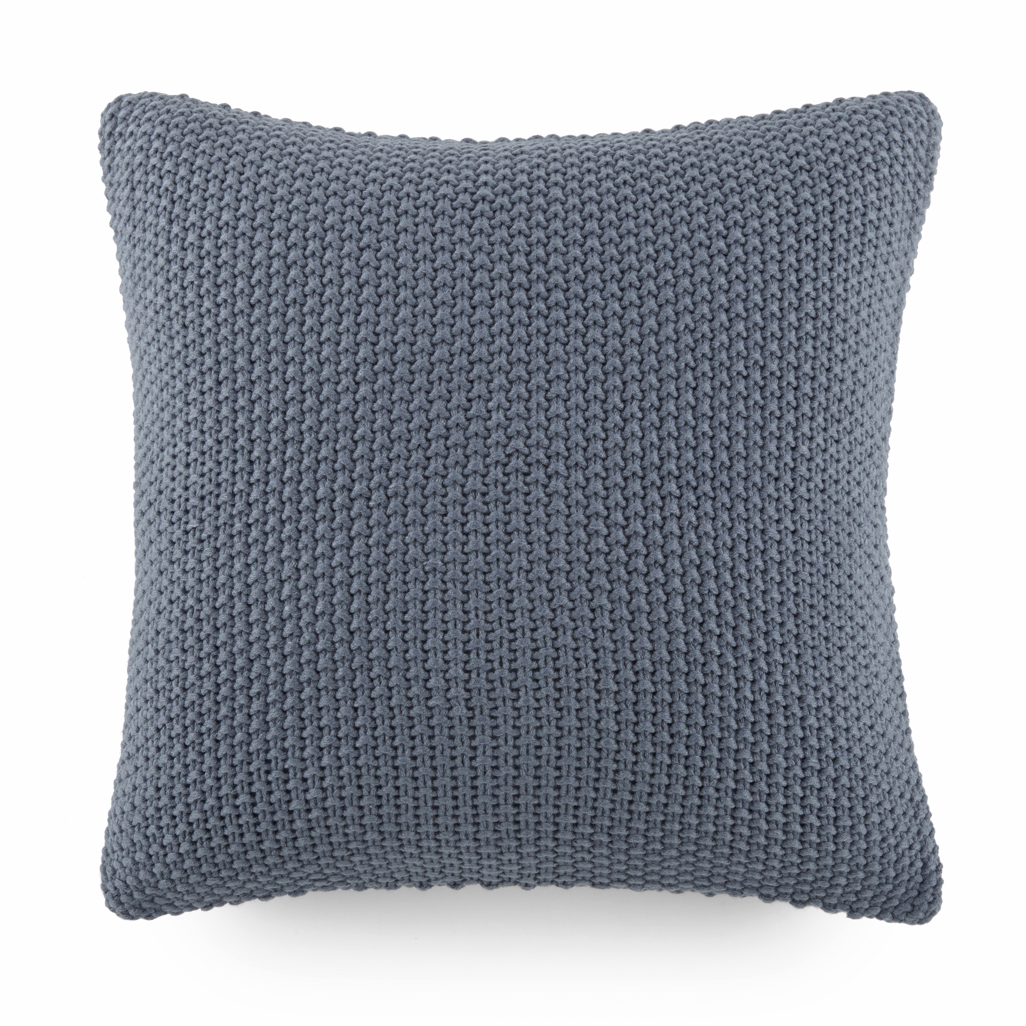 Seed Stitch Knit Acrylic Decor Throw Pillow Cover