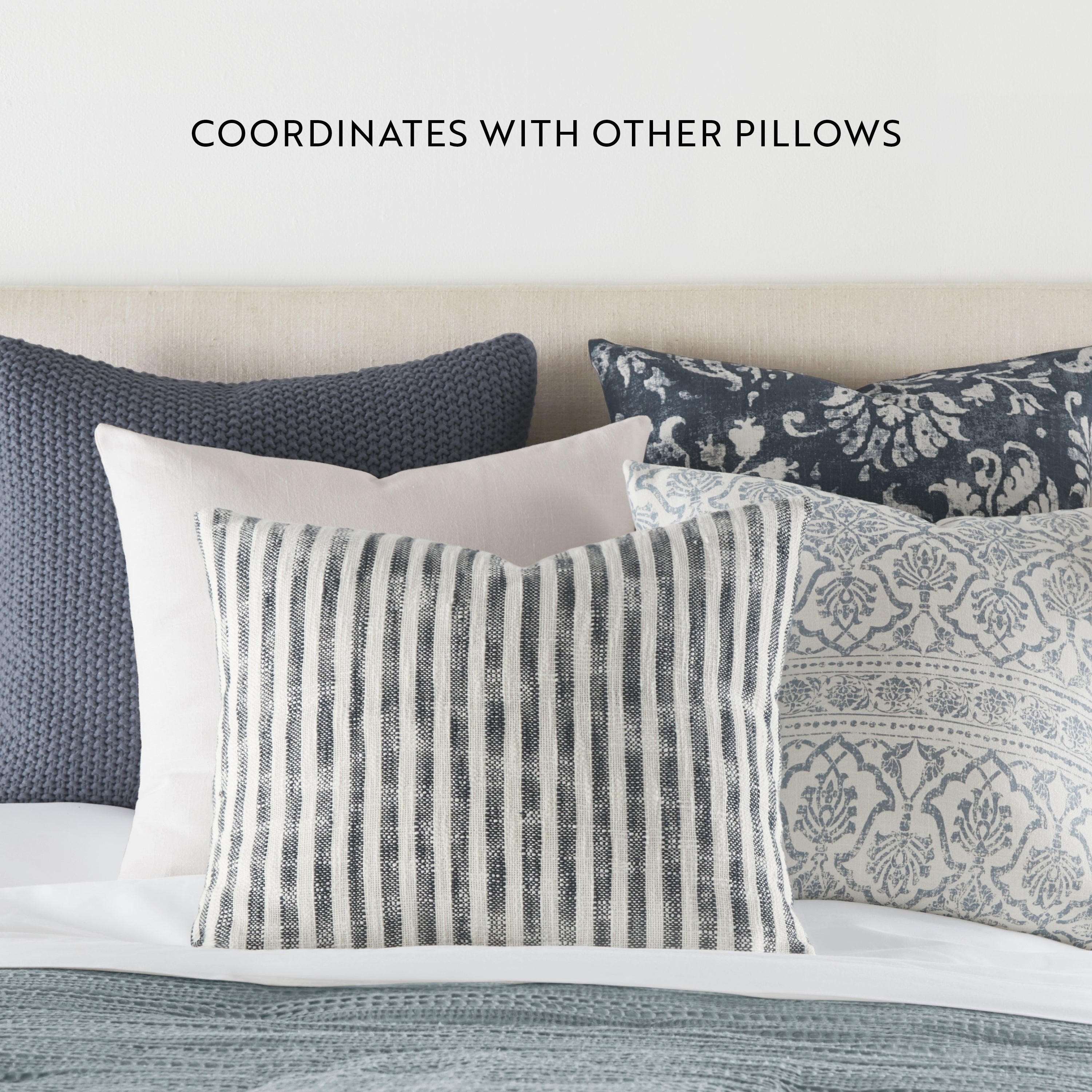 Seed Stitch Knit Acrylic Decor Throw Pillow Cover