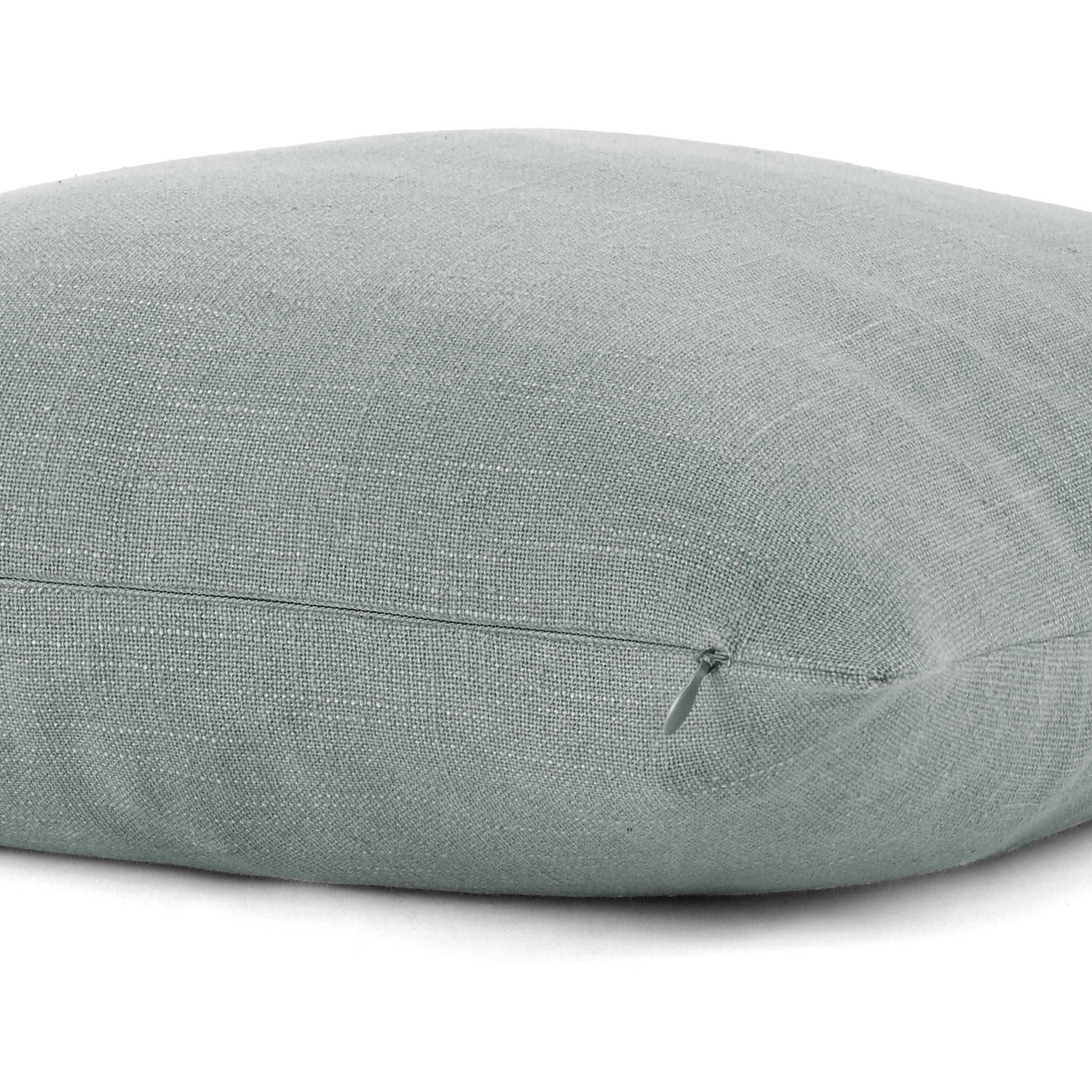 Stone Washed and Distressed Cotton Decor Throw Pillow Cover