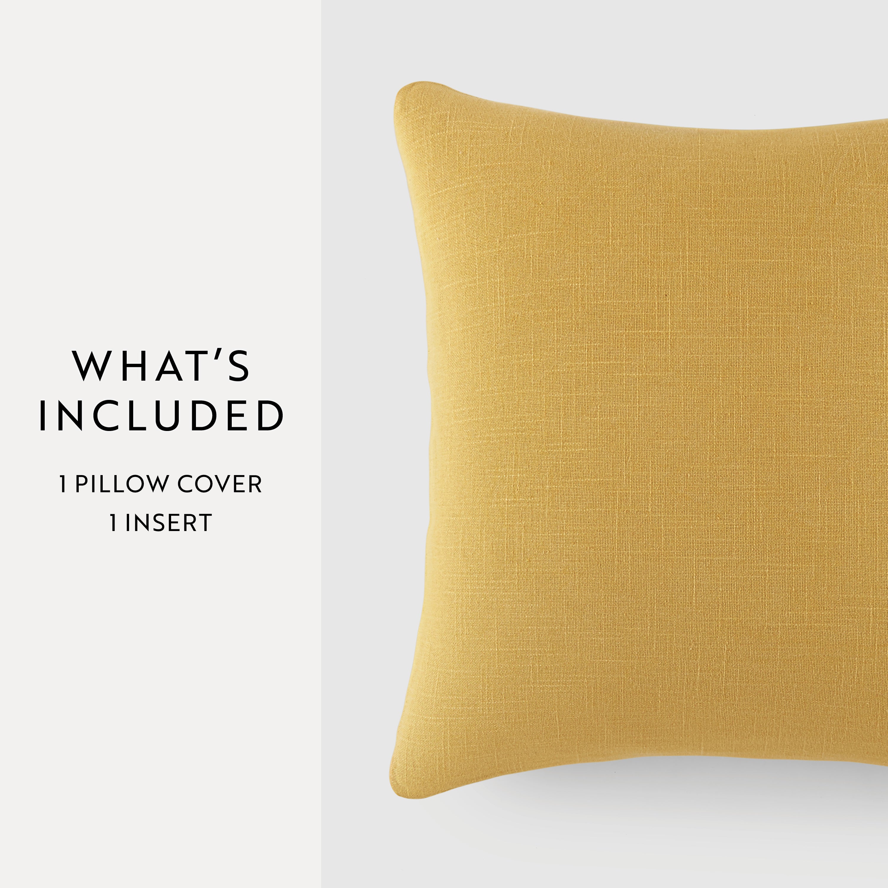 Stone Washed and Distressed Cotton Decor Throw Pillow Cover