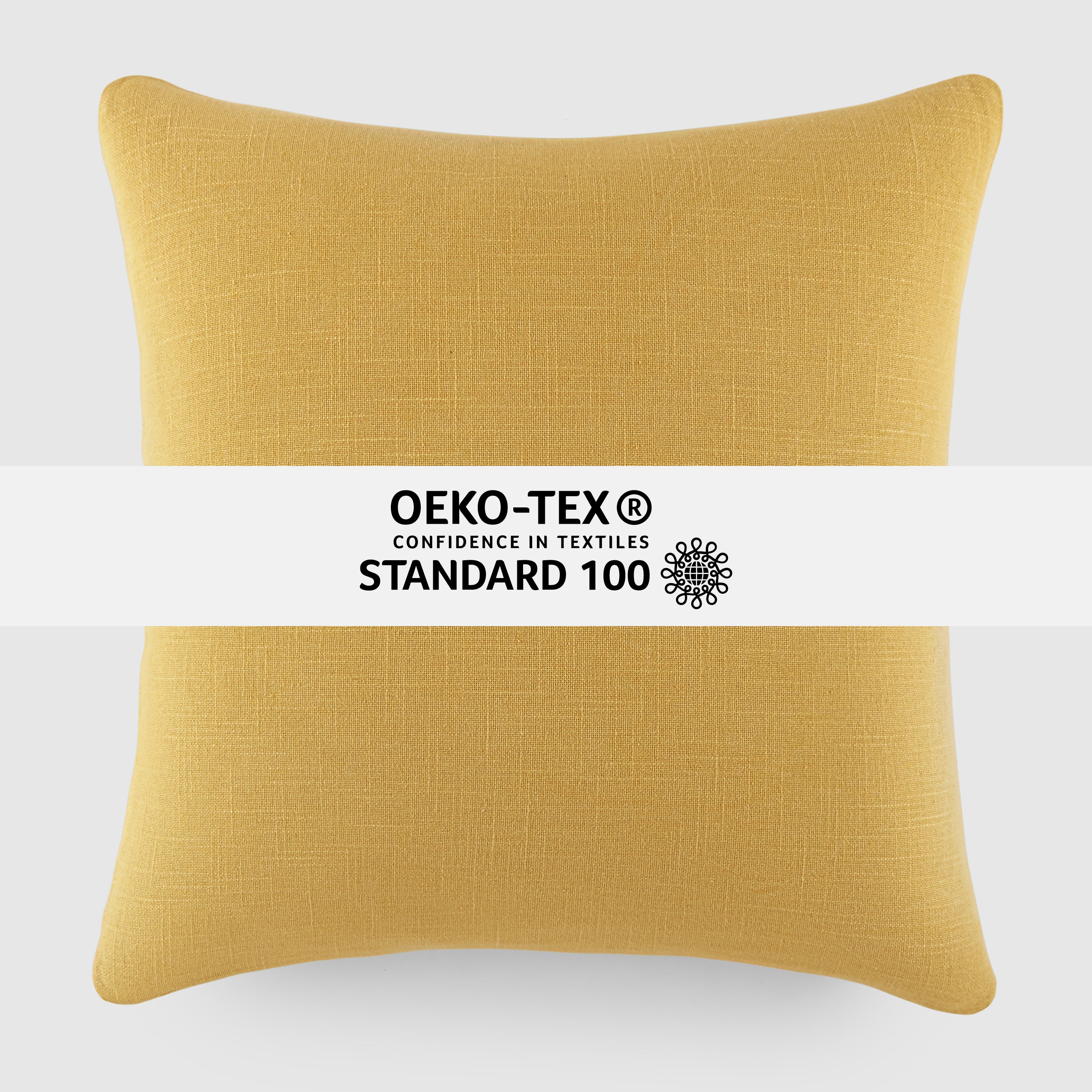 Stone Washed and Distressed Cotton Decor Throw Pillow Cover