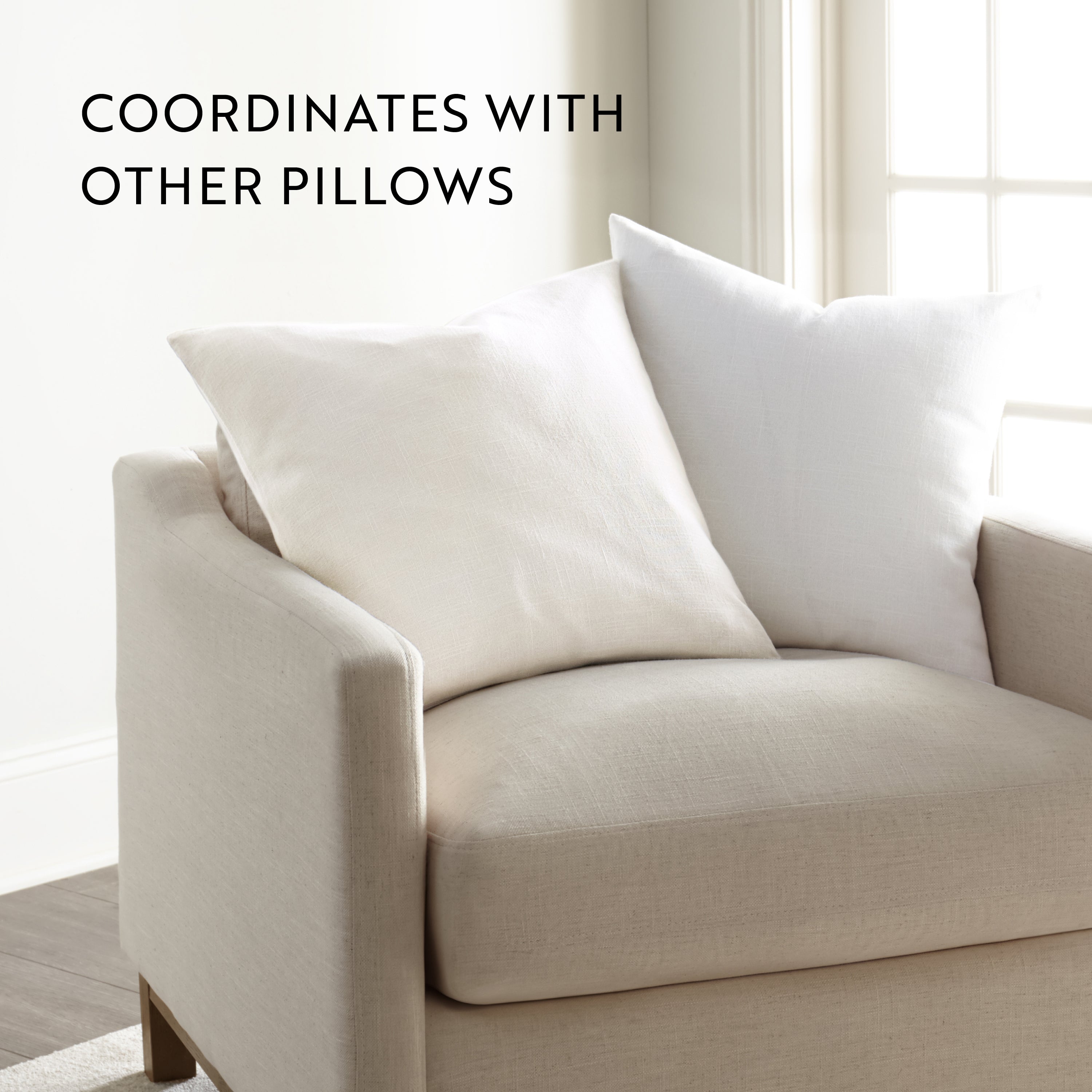 Stone Washed and Distressed Cotton Decor Throw Pillow Cover