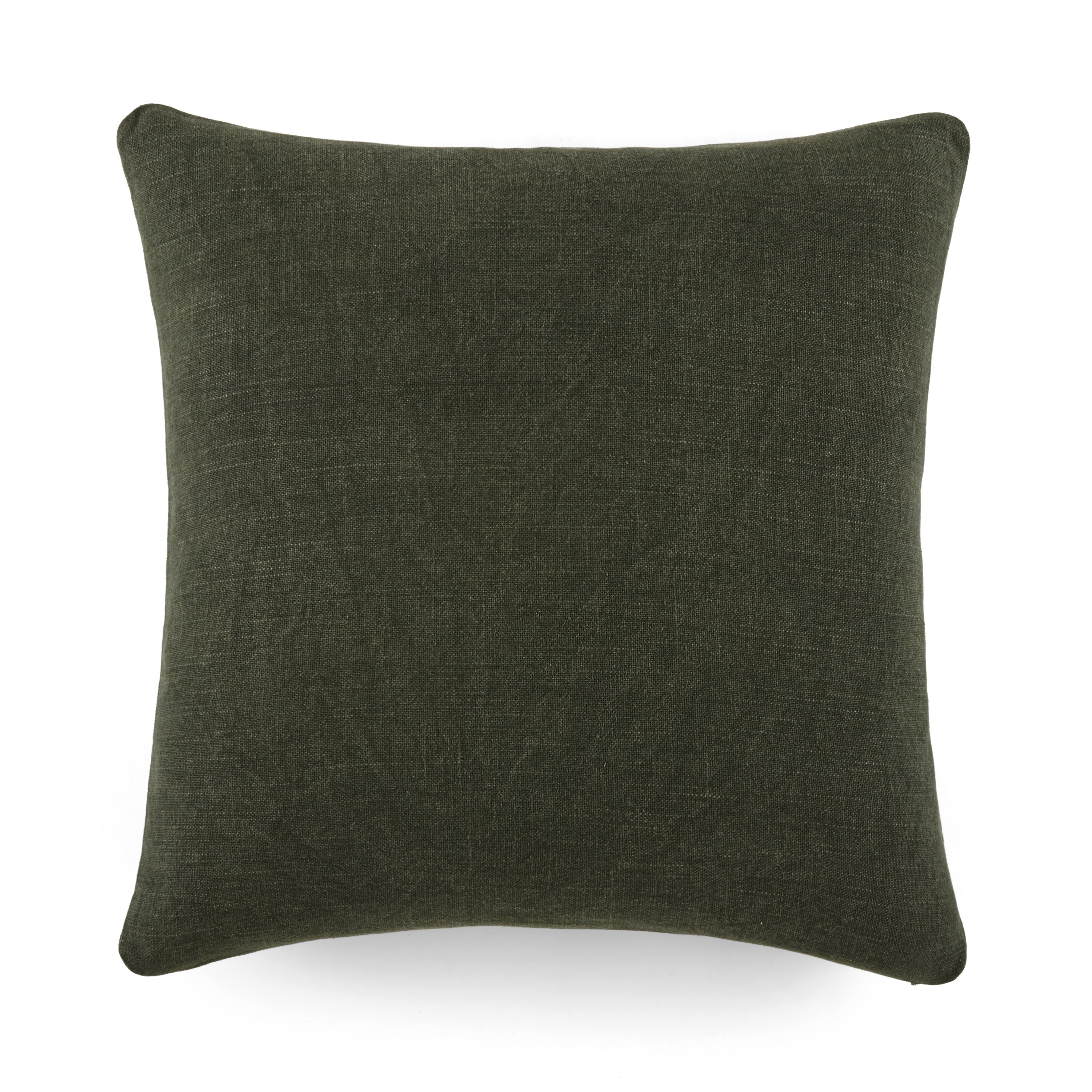 Stone Washed and Distressed Cotton Decor Throw Pillow Cover