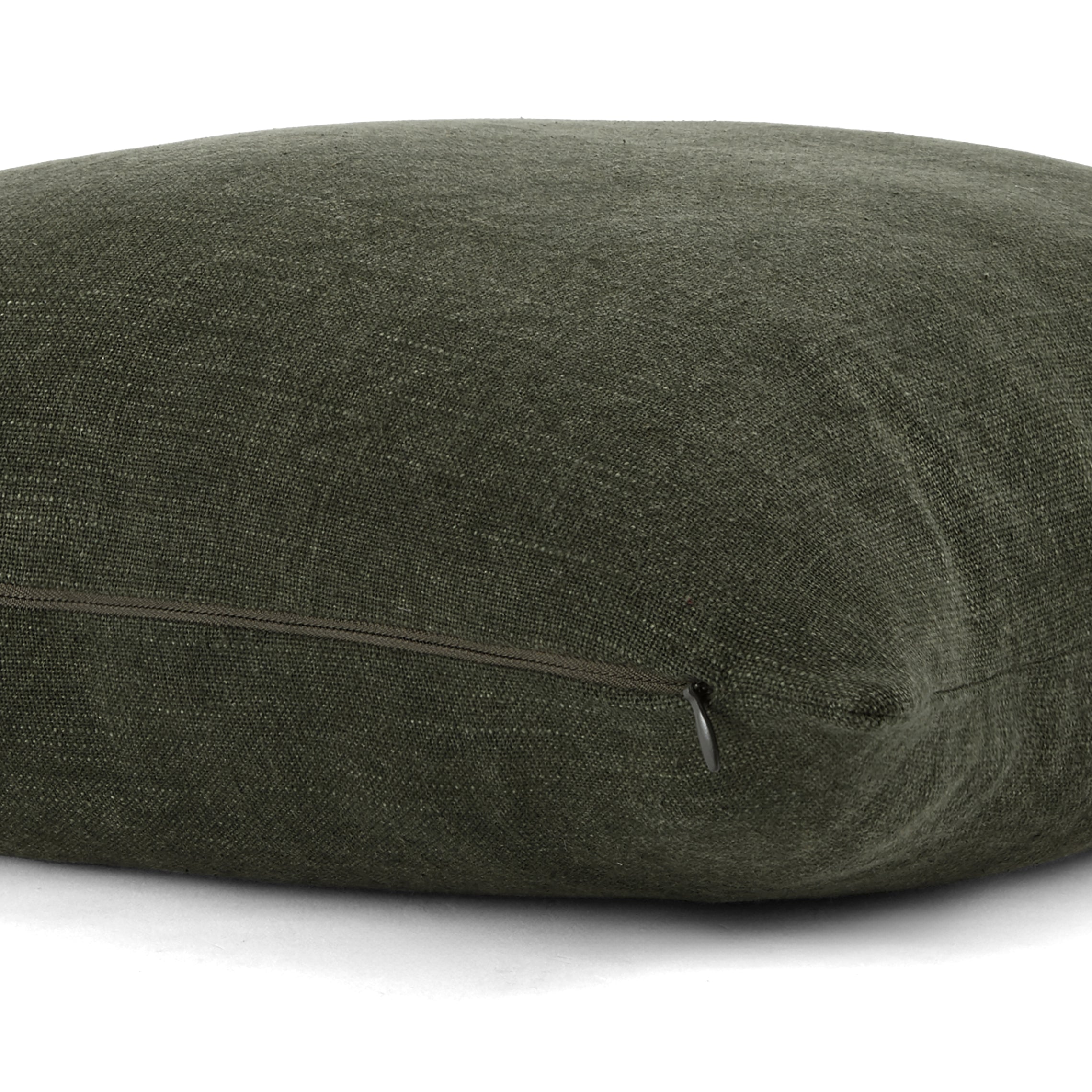 Stone Washed and Distressed Cotton Decor Throw Pillow Cover