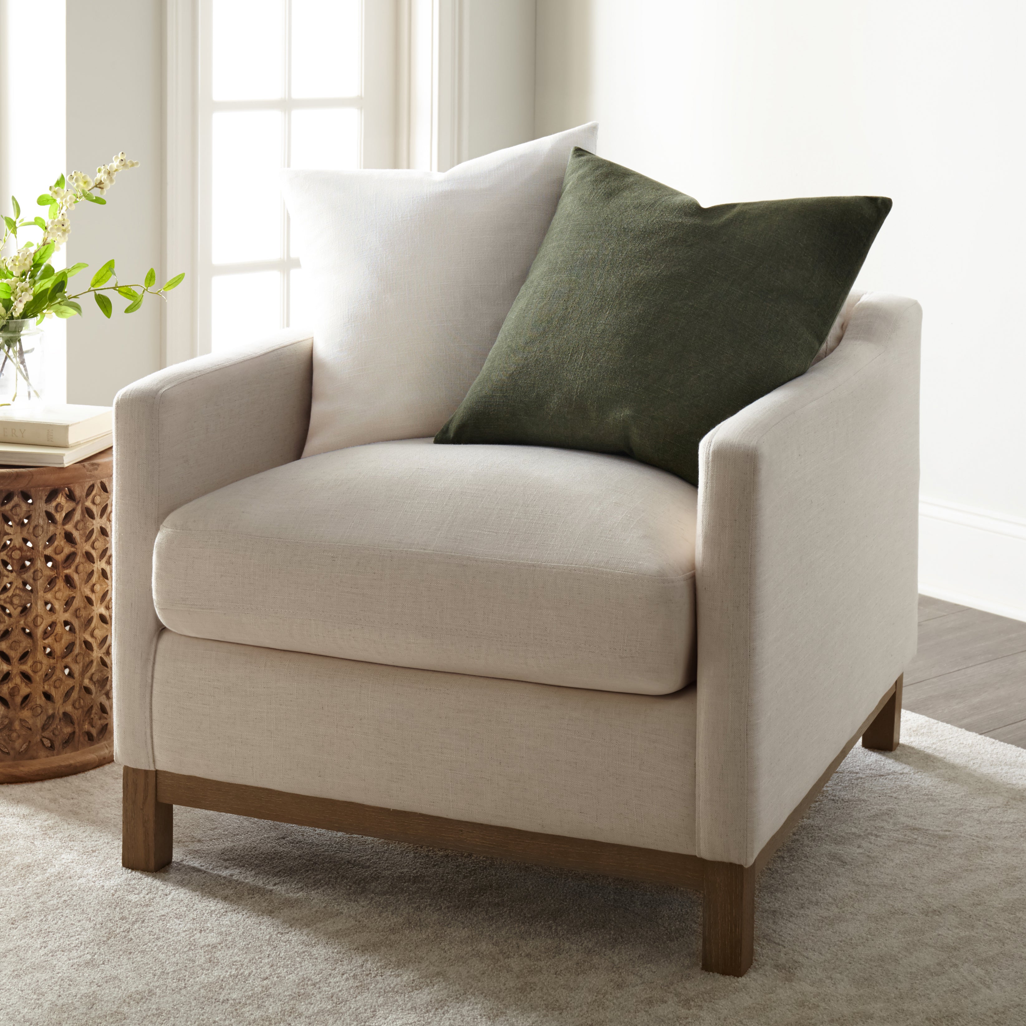 Stone Washed and Distressed Cotton Decor Throw Pillow Cover