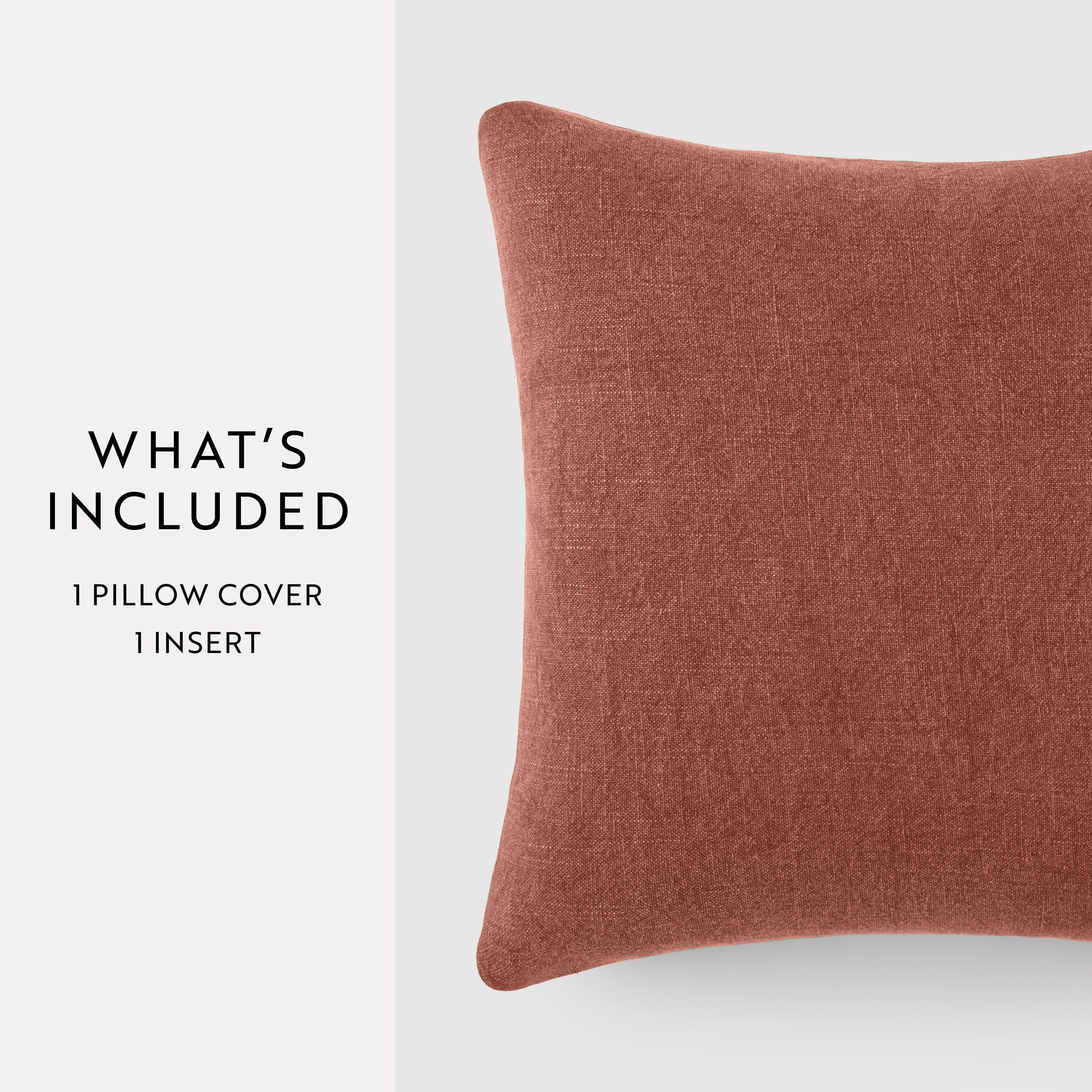 Stone Washed and Distressed Cotton Decor Throw Pillow Cover