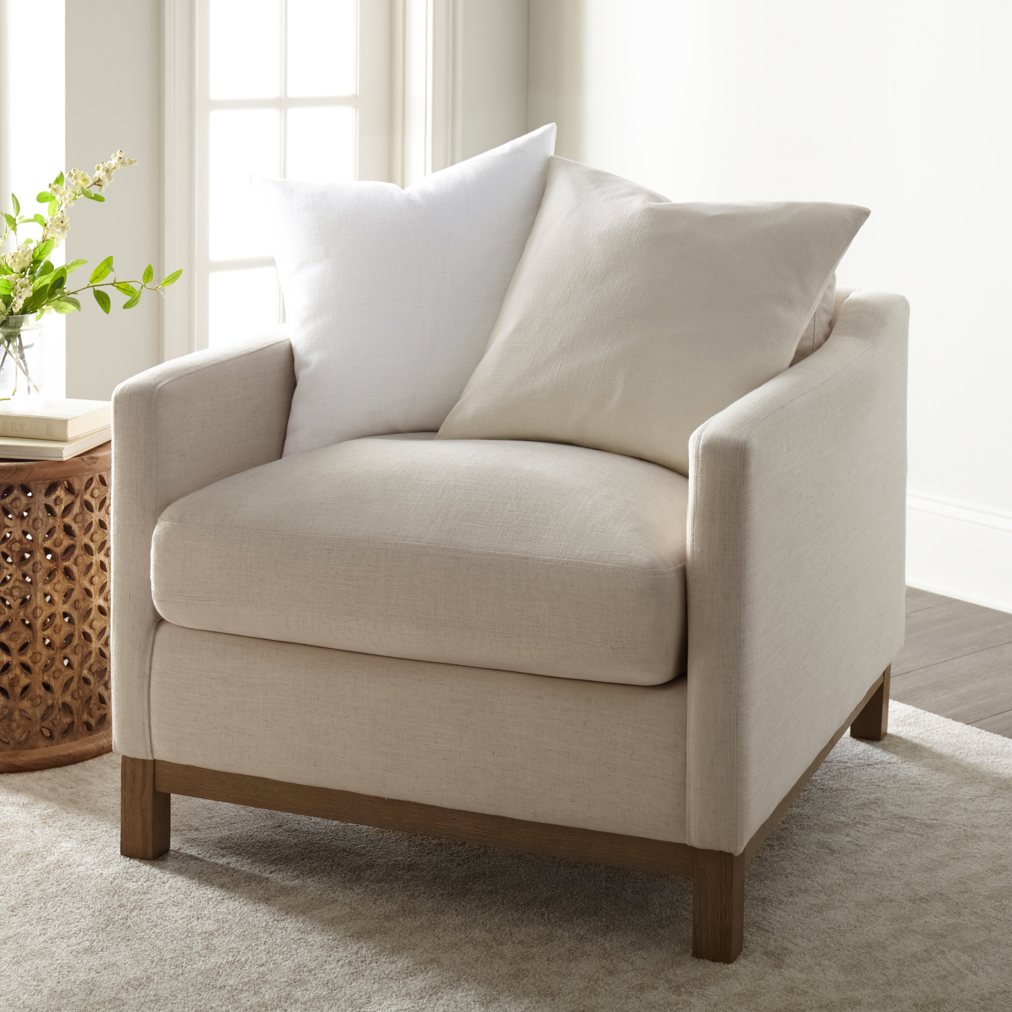 Stone Washed and Distressed Cotton Decor Throw Pillow Cover