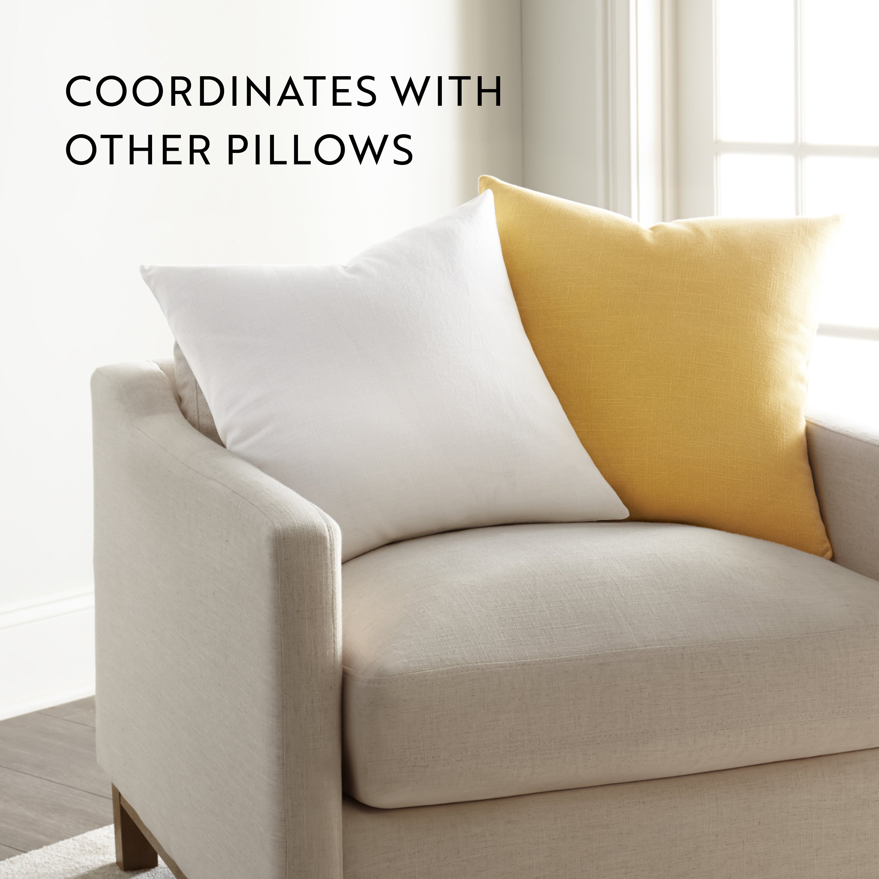 Stone Washed and Distressed Cotton Decor Throw Pillow Cover