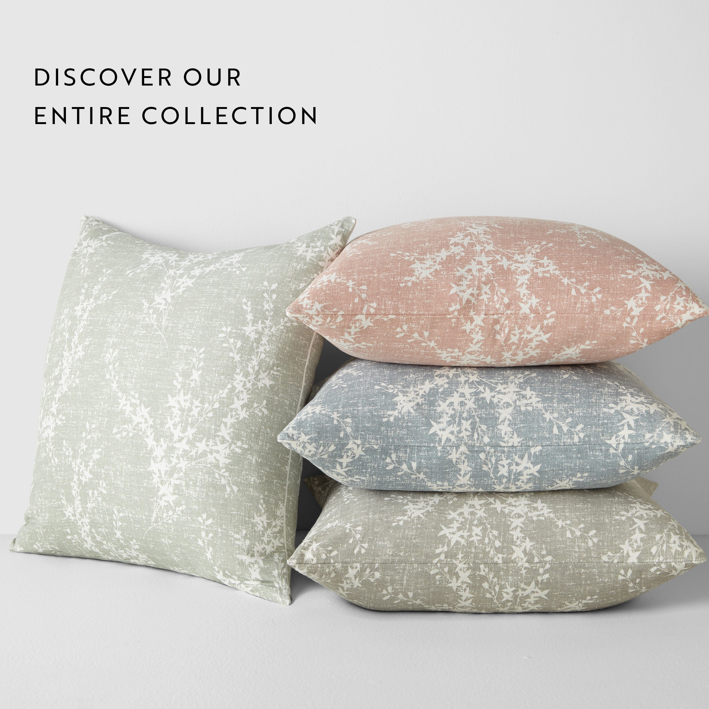 Willow Elegant Cotton Decor Throw Pillow Cover