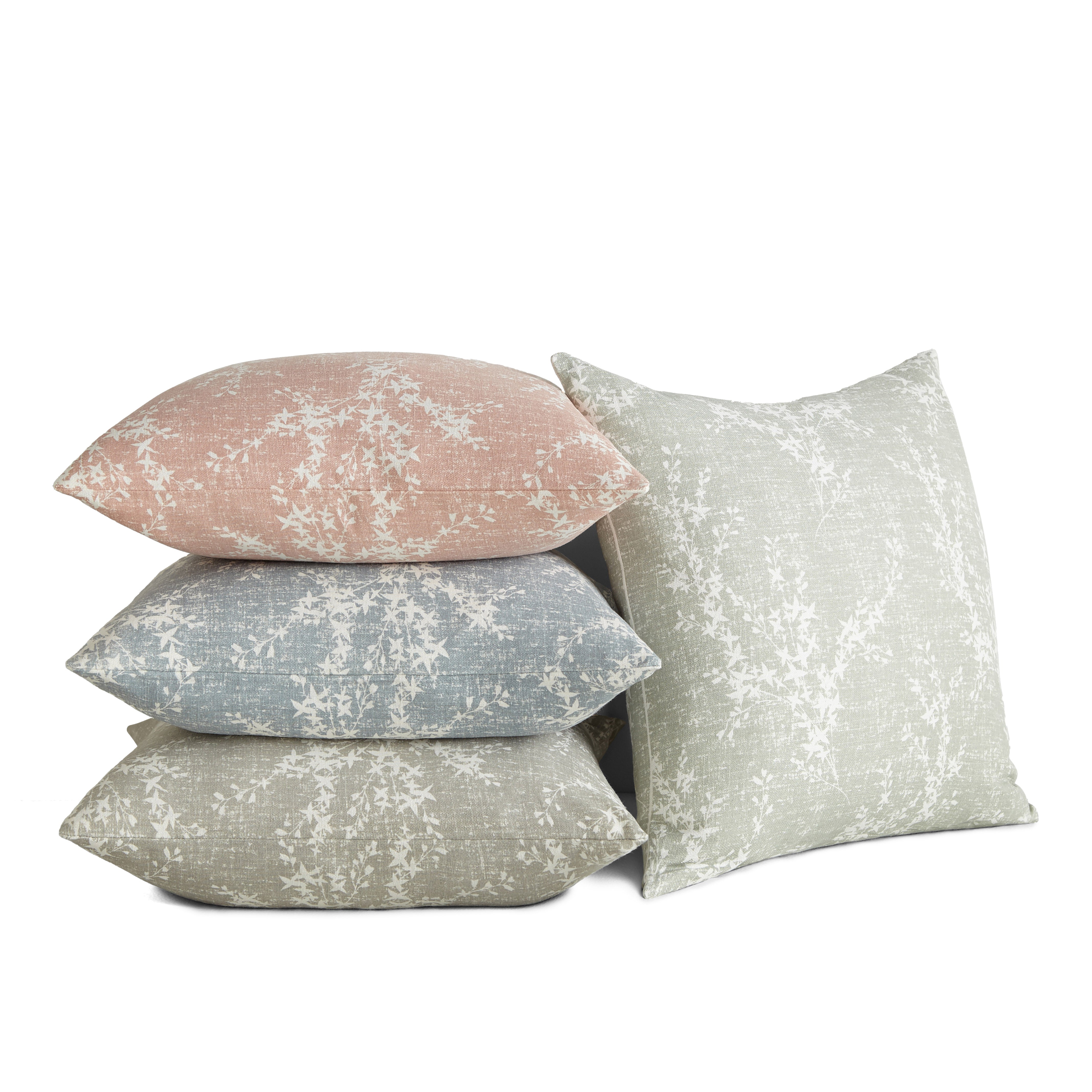 Willow Elegant Cotton Decor Throw Pillow Cover