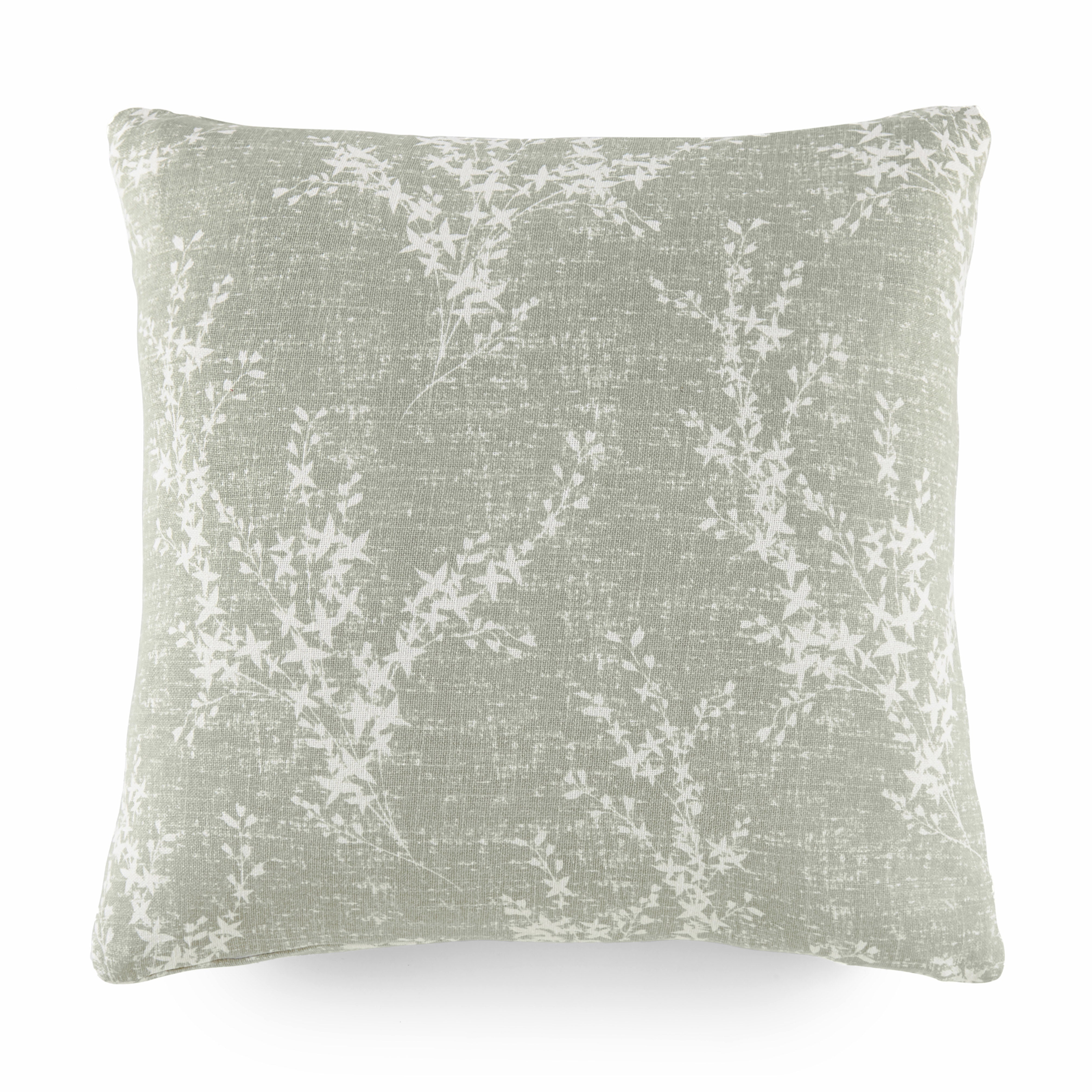 Willow Elegant Cotton Decor Throw Pillow Cover