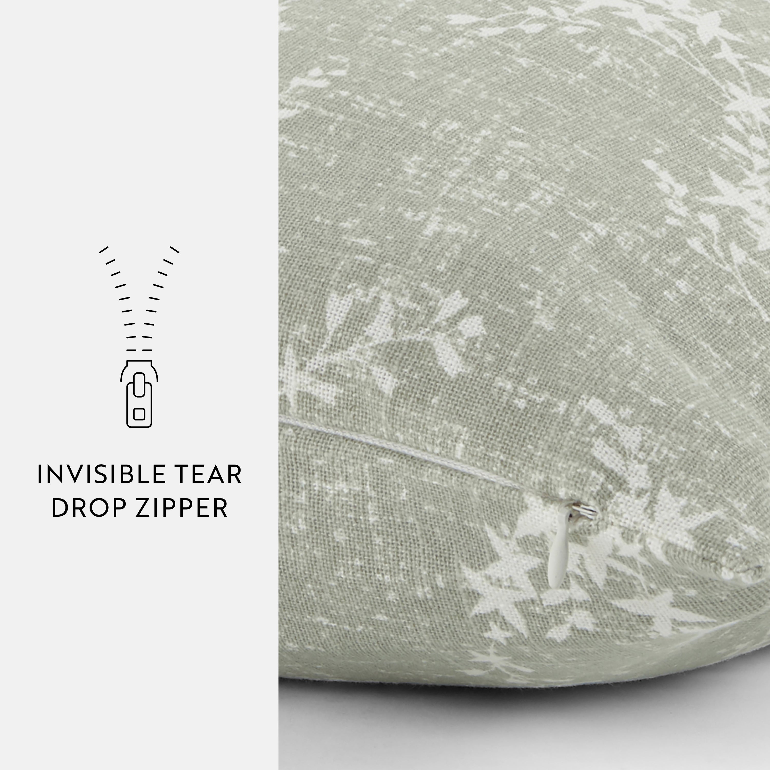 Willow Elegant Cotton Decor Throw Pillow Cover