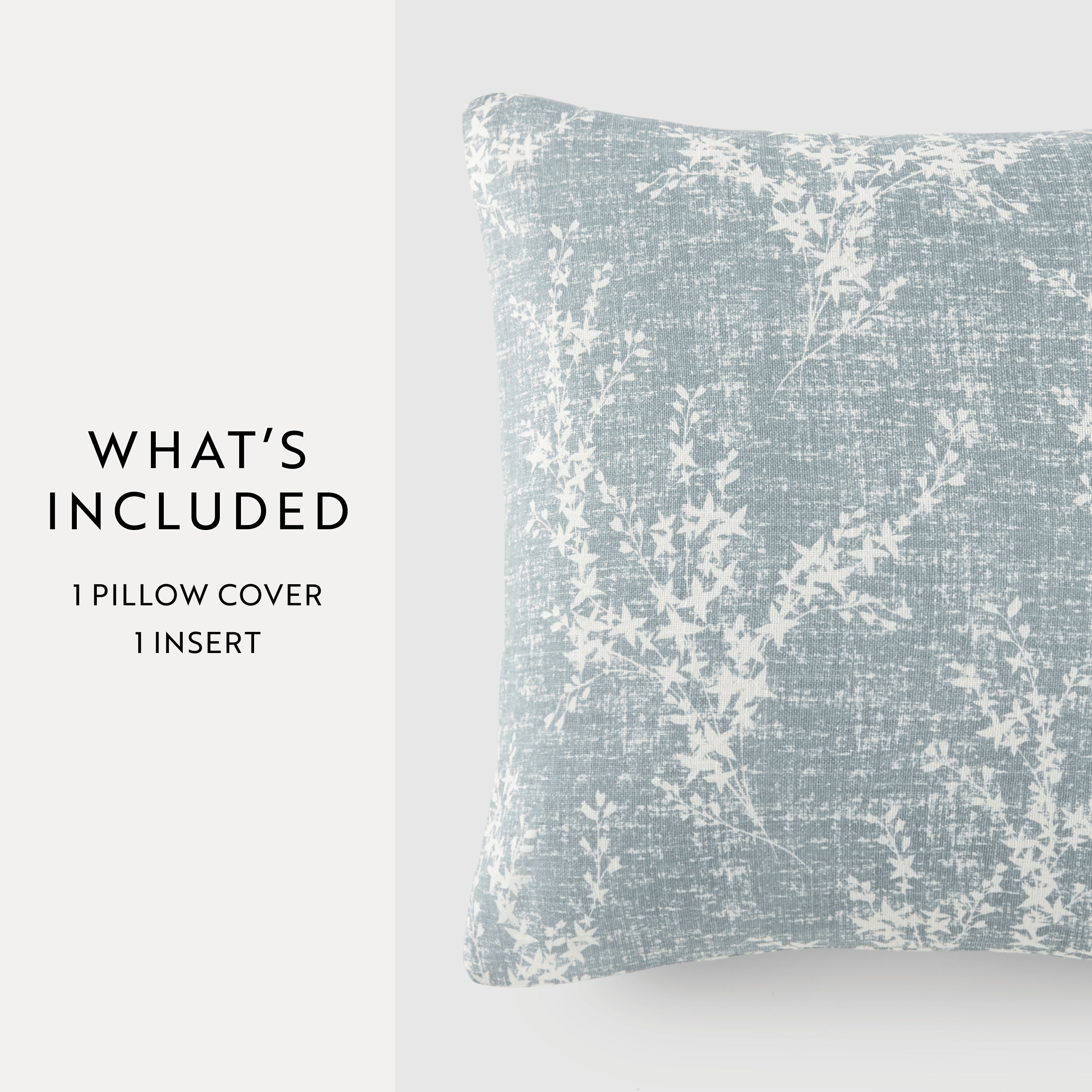 Willow Elegant Cotton Decor Throw Pillow Cover