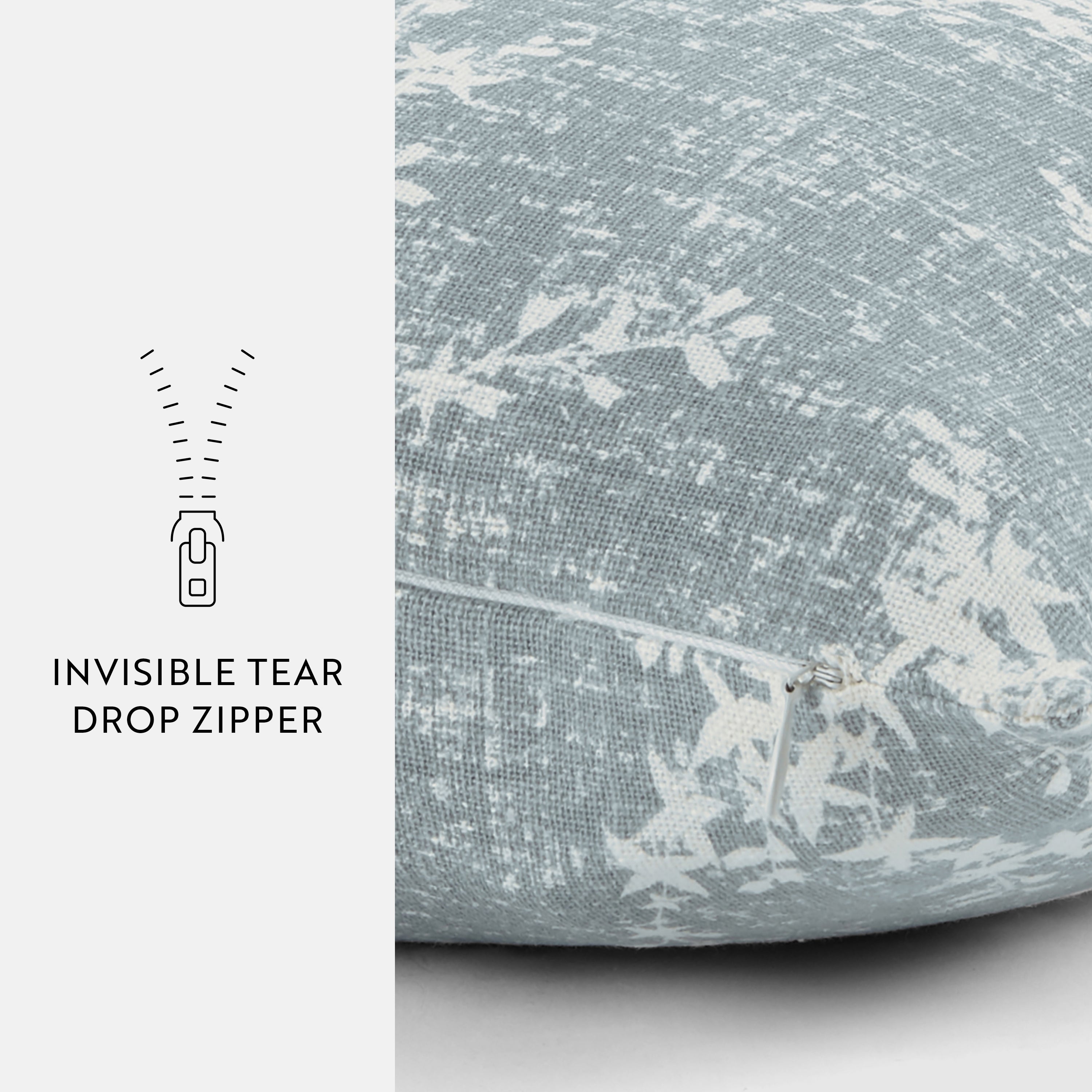 Willow Elegant Cotton Decor Throw Pillow Cover