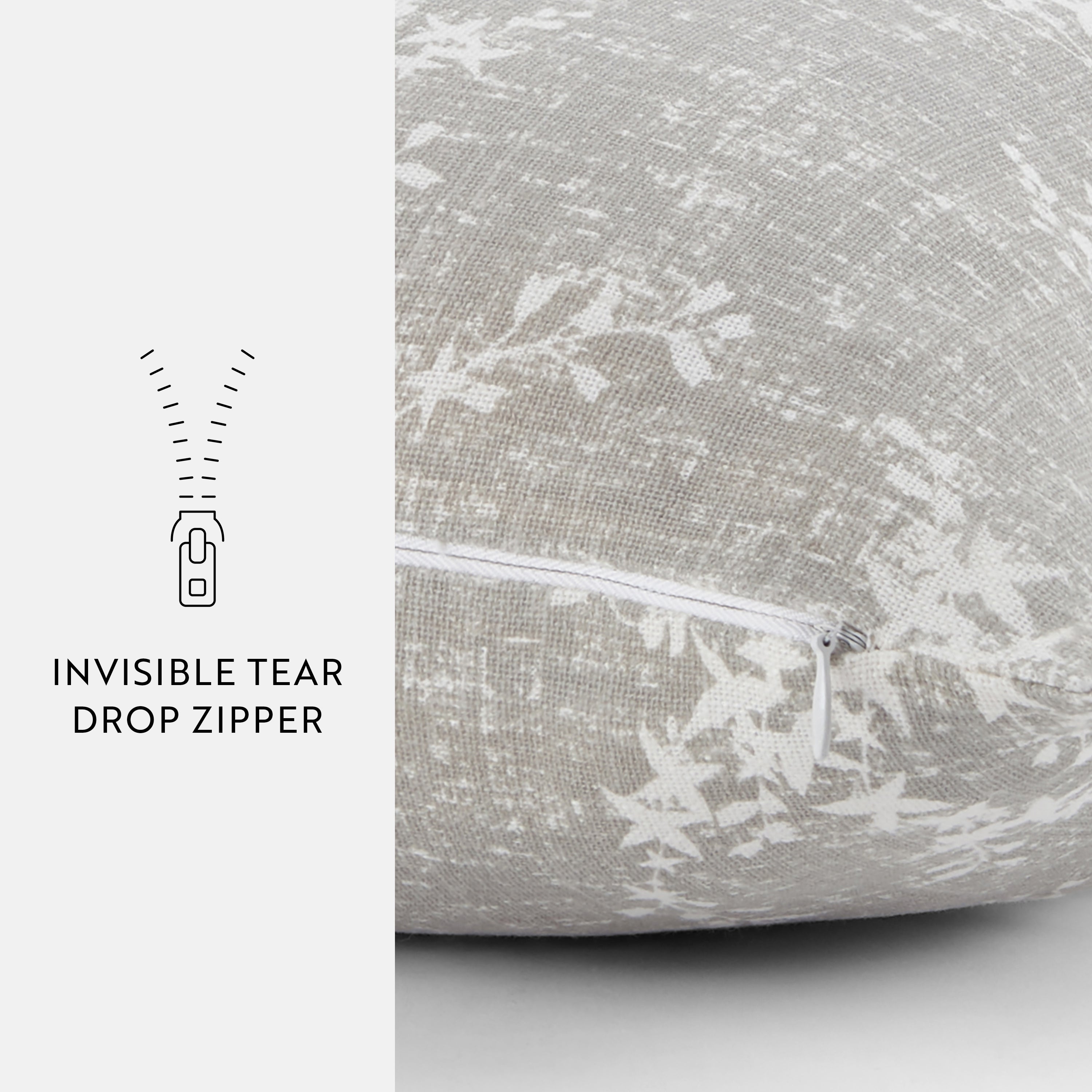 Willow Elegant Cotton Decor Throw Pillow Cover