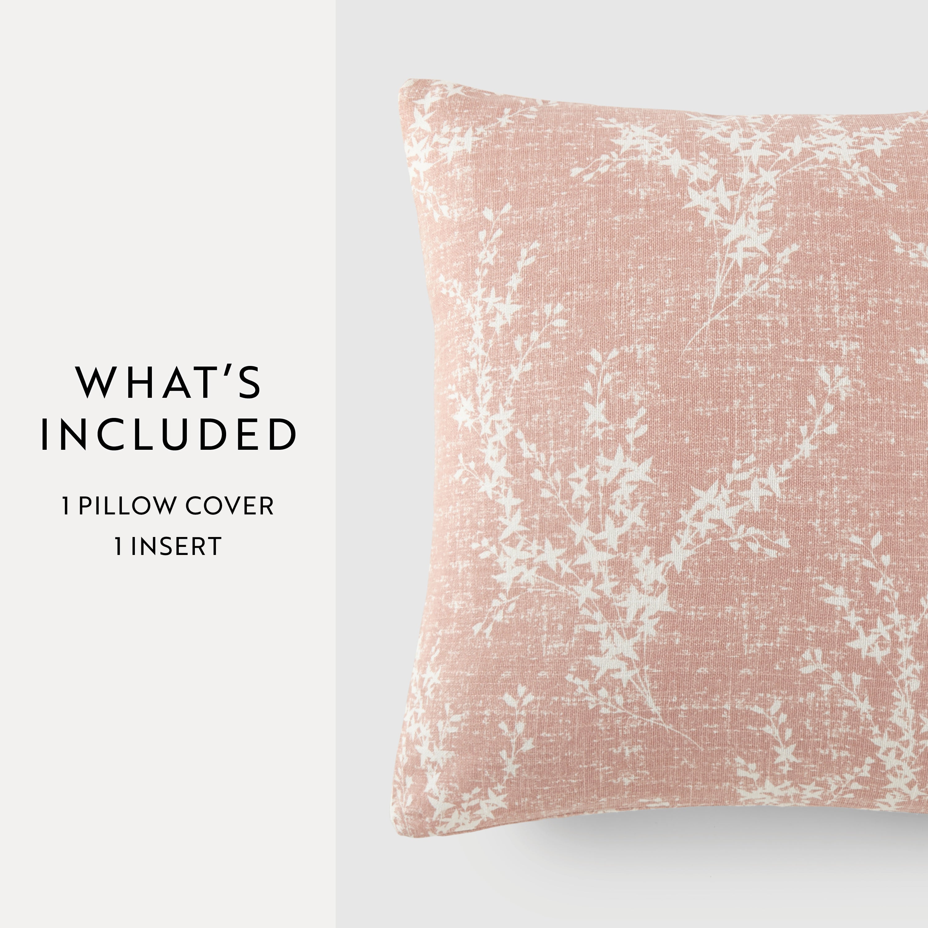 Willow Elegant Cotton Decor Throw Pillow Cover