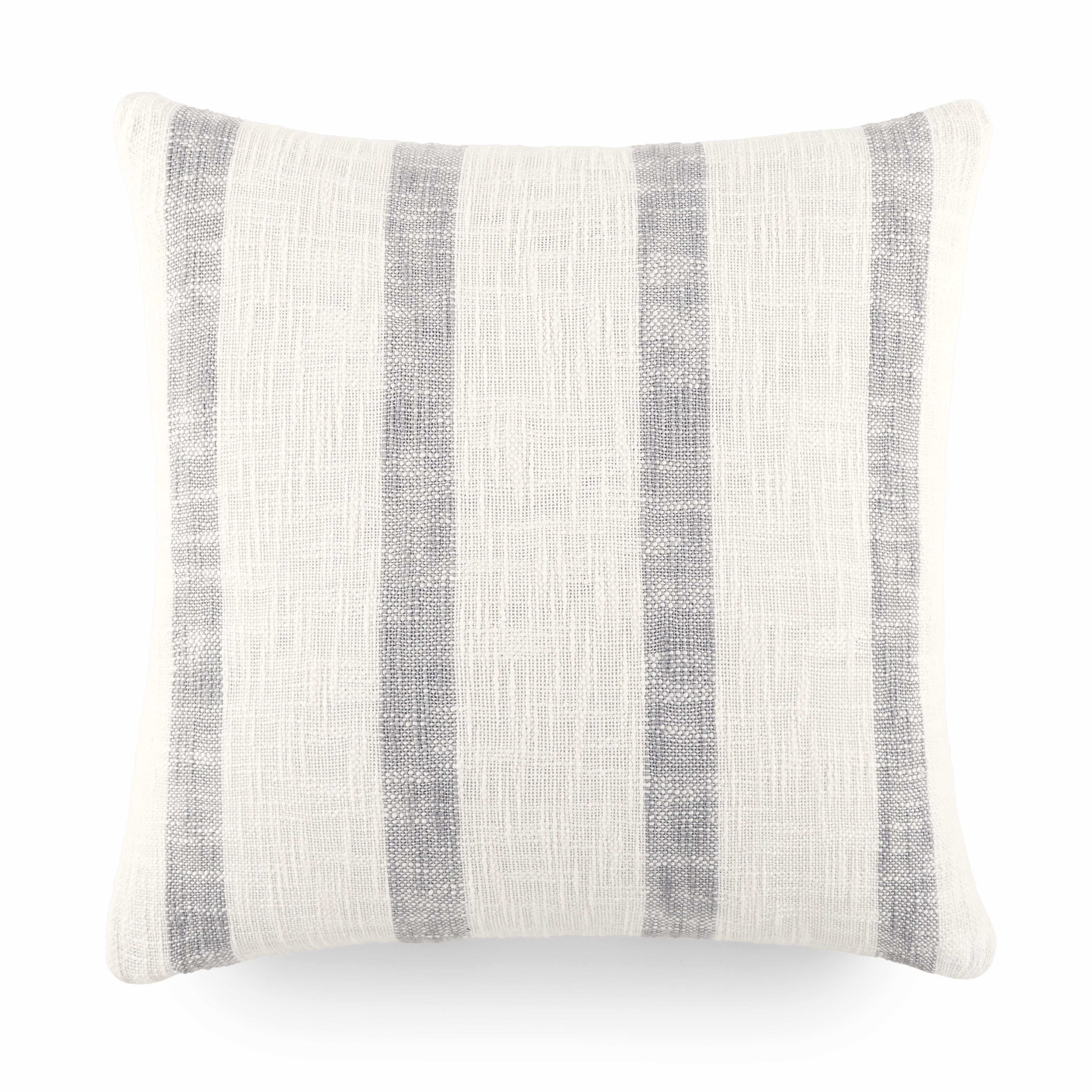 Awning Stripe Yarn-Dyed Cotton Decor Throw Pillow Cover
