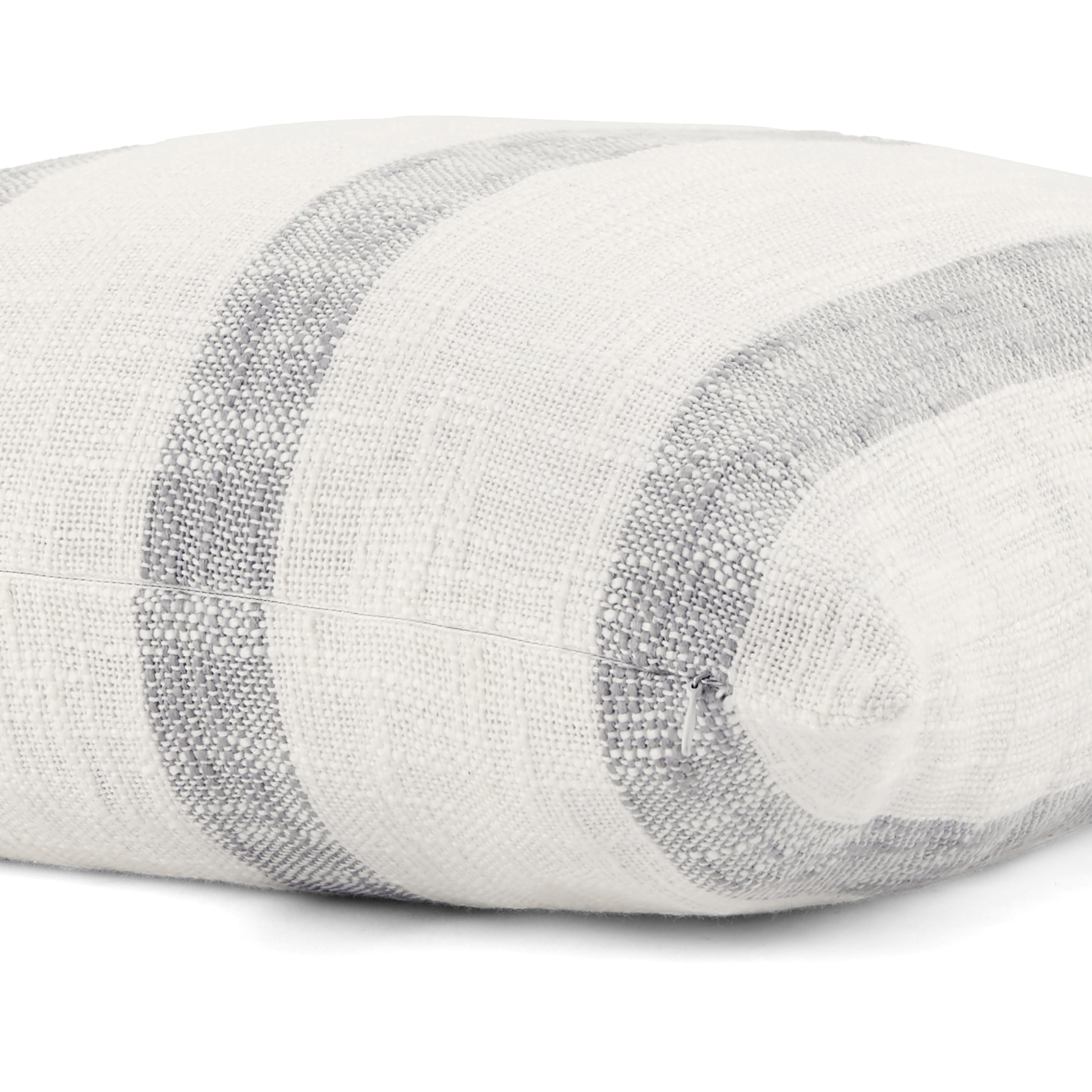 Awning Stripe Yarn-Dyed Cotton Decor Throw Pillow Cover