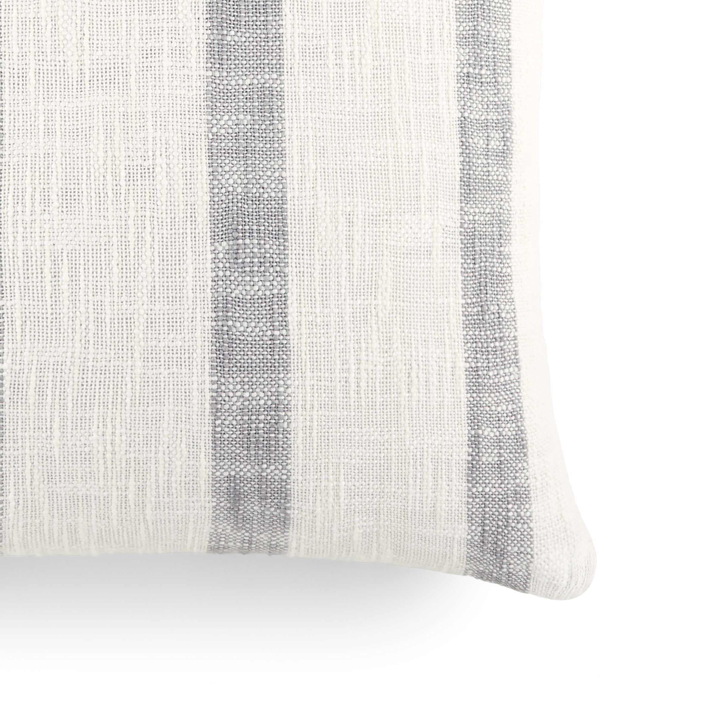 Awning Stripe Yarn-Dyed Cotton Decor Throw Pillow Cover