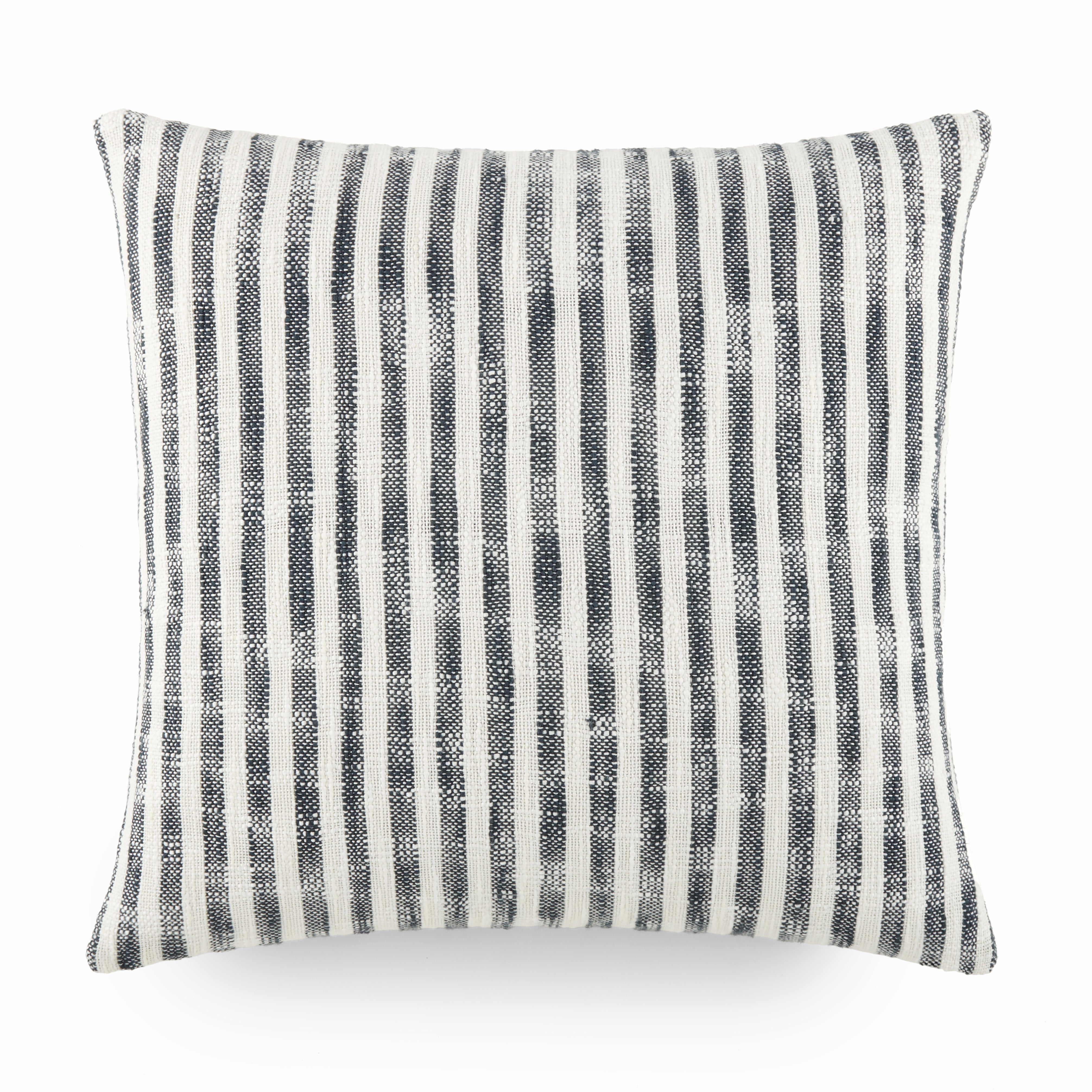 Bengal Stripe Yarn-Dyed Cotton Decor Throw Pillow Cover