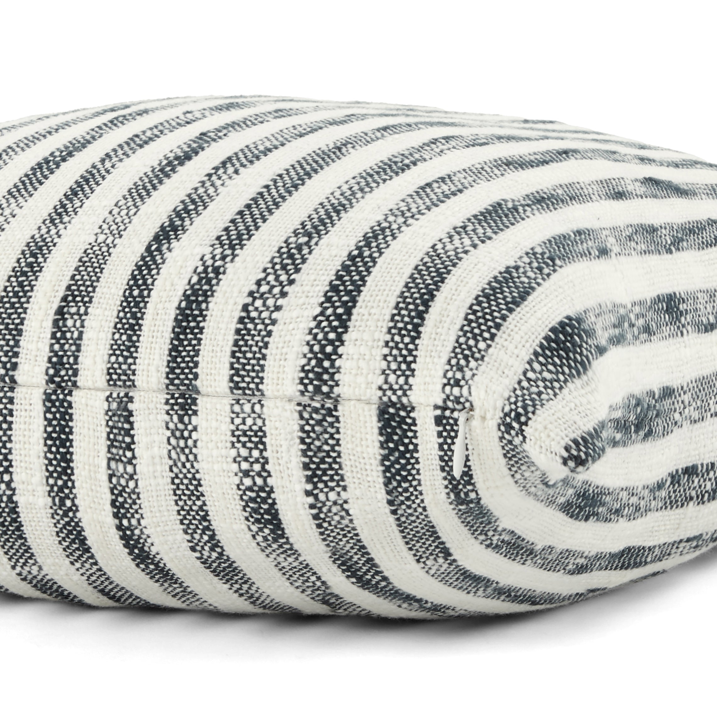 Bengal Stripe Yarn-Dyed Cotton Decor Throw Pillow Cover