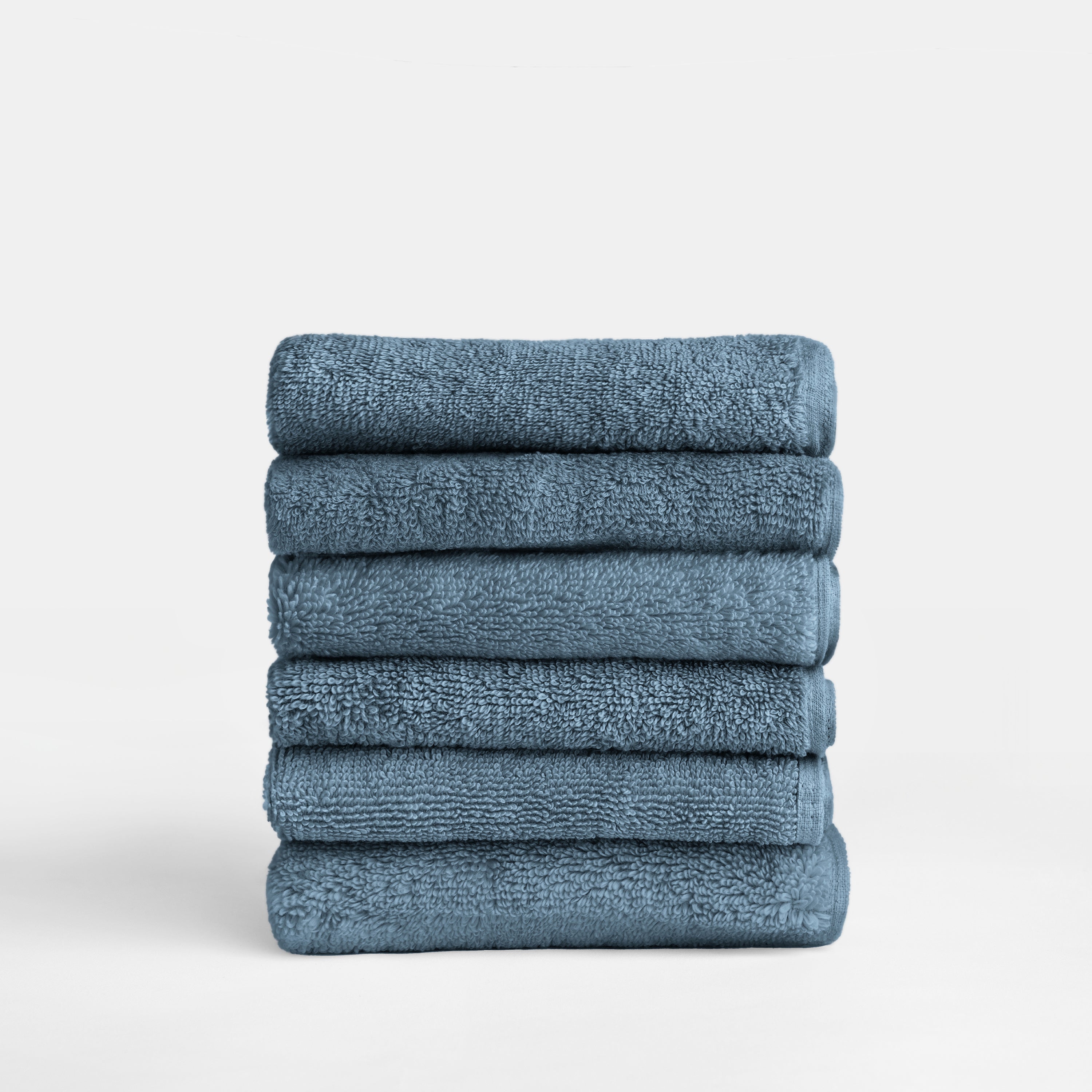 6-Pack 100% Cotton Hotel-Quality Washcloths