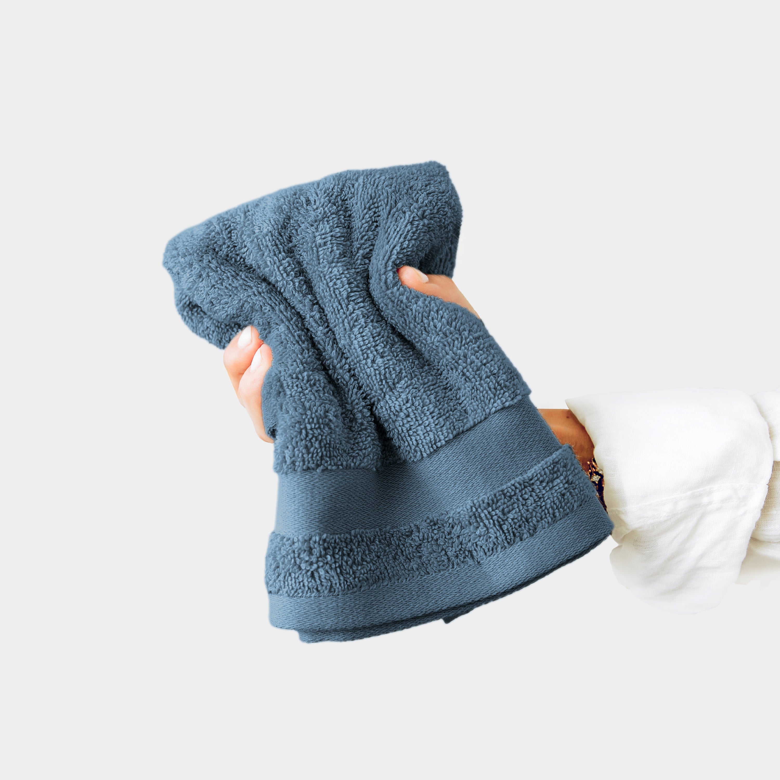 6-Pack 100% Cotton Hotel-Quality Washcloths