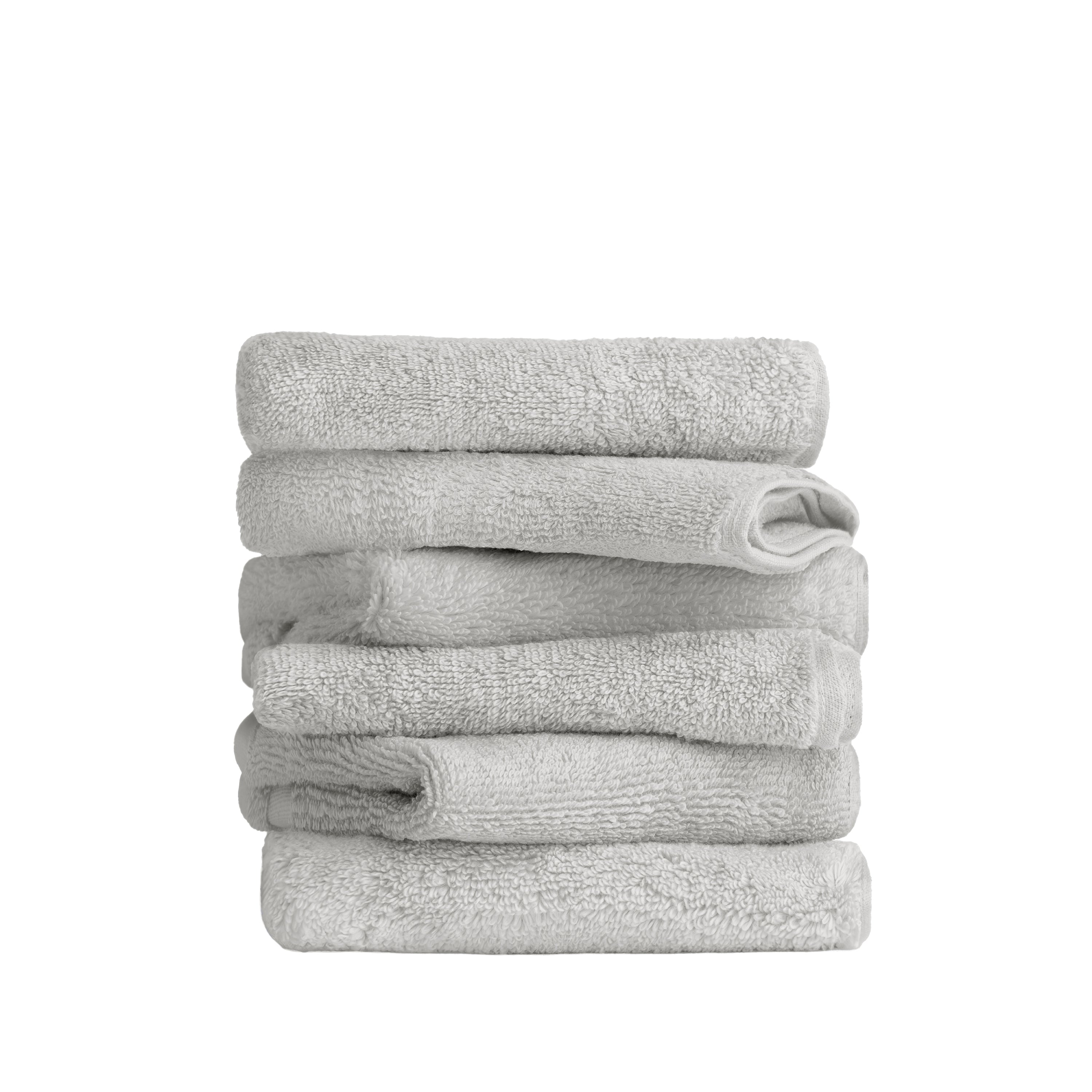 6-Pack 100% Cotton Hotel-Quality Washcloths
