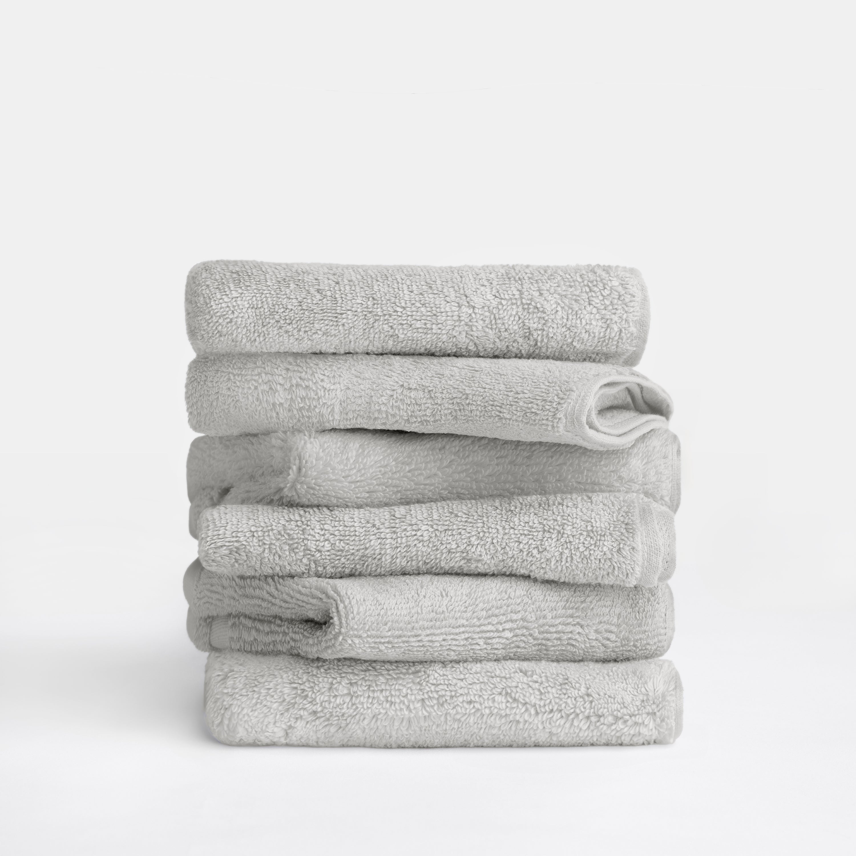 6-Pack 100% Cotton Hotel-Quality Washcloths