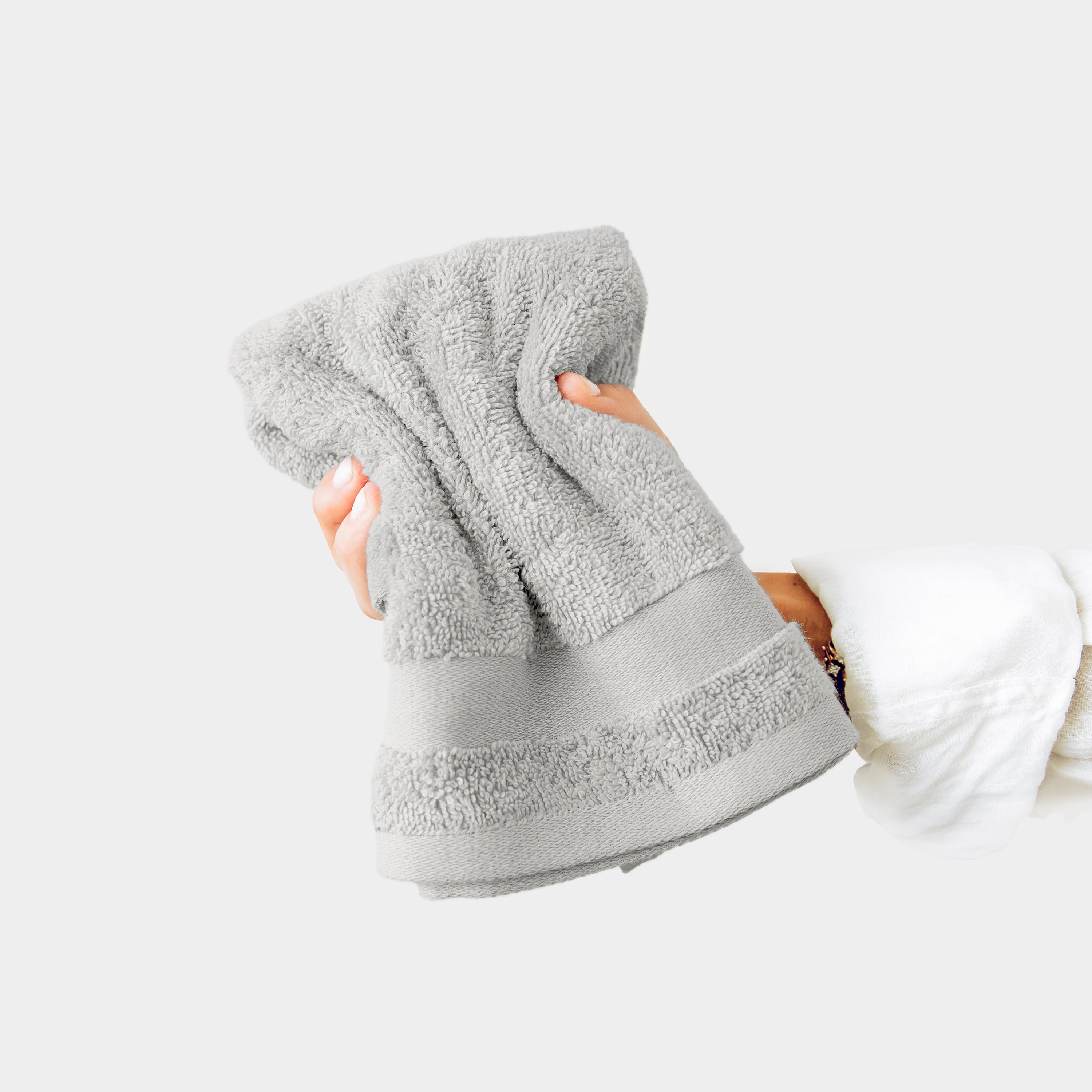 6-Pack 100% Cotton Hotel-Quality Washcloths