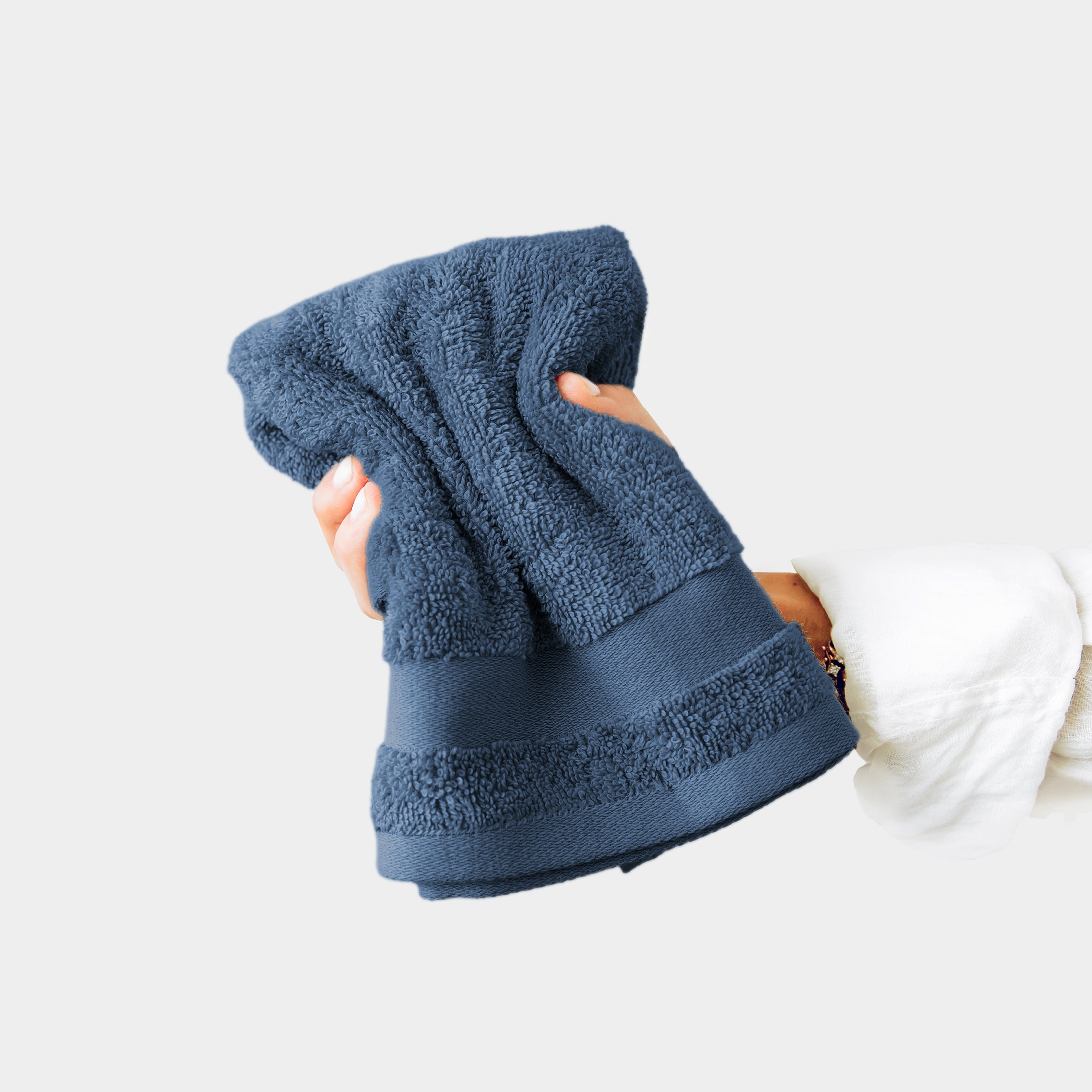 6-Pack 100% Cotton Hotel-Quality Washcloths