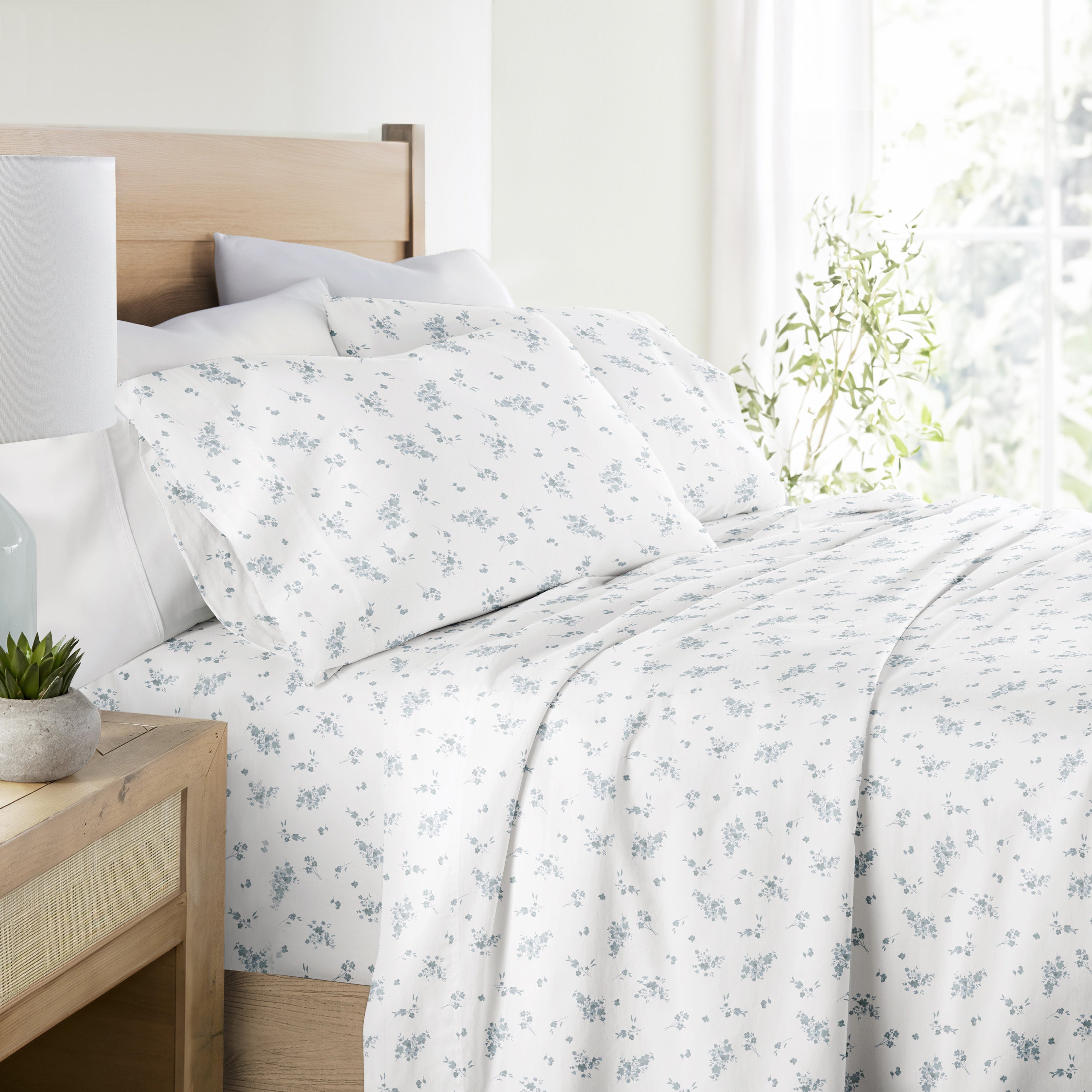 Bouquet Bliss 100% Cotton Long Staple Sheet Set