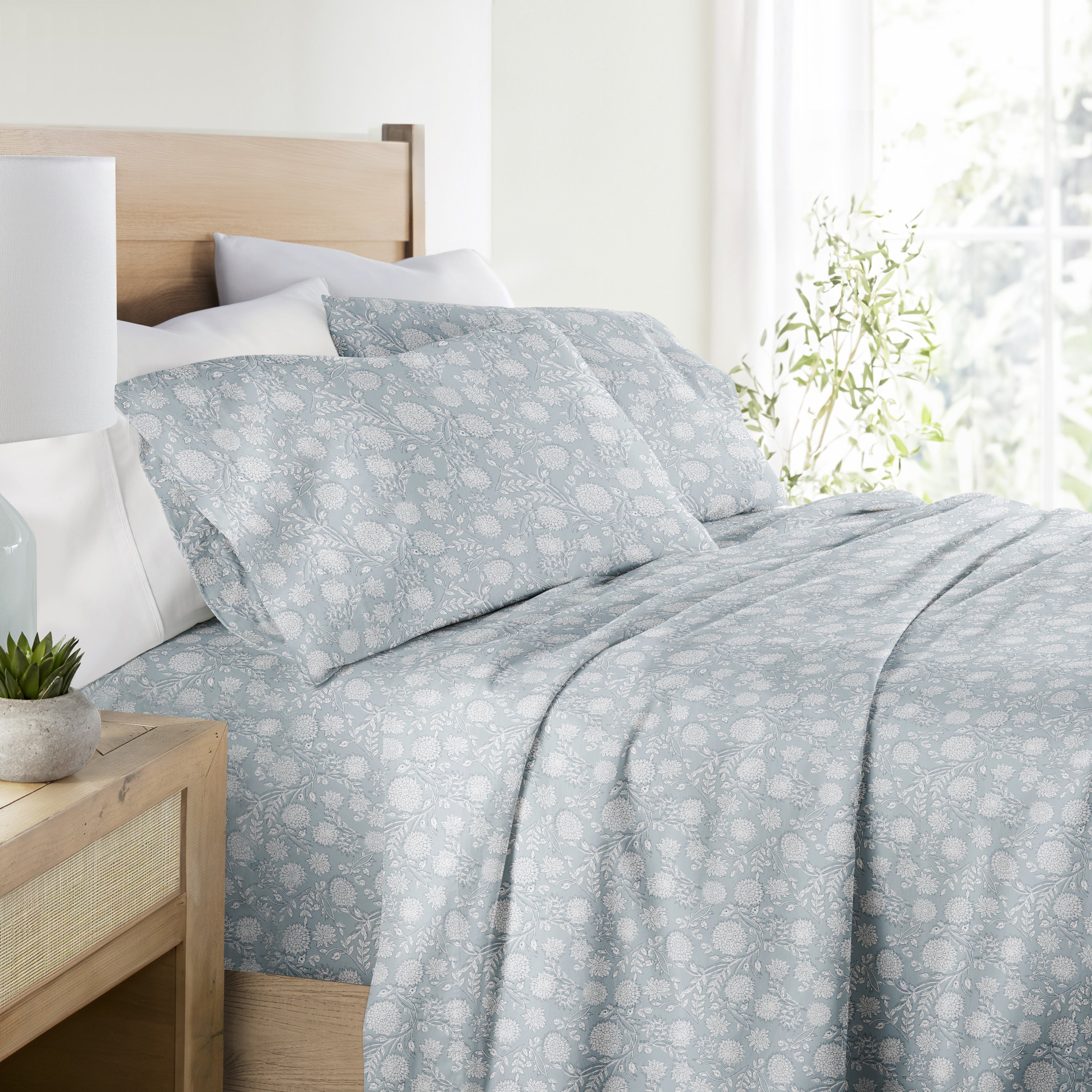 Bohemian Garden 100% Cotton Long Staple Sheet Set