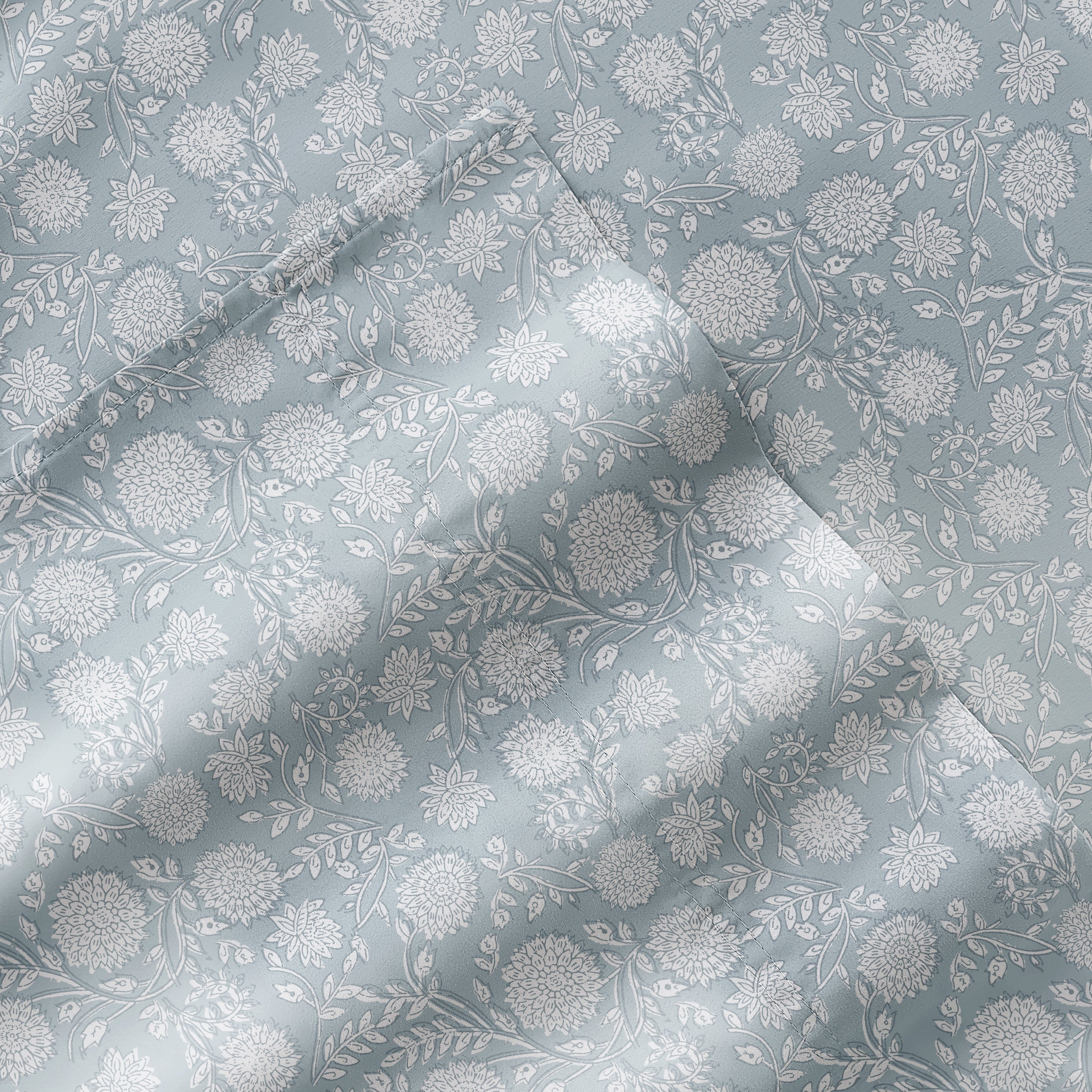 Bohemian Garden 100% Cotton Long Staple Sheet Set