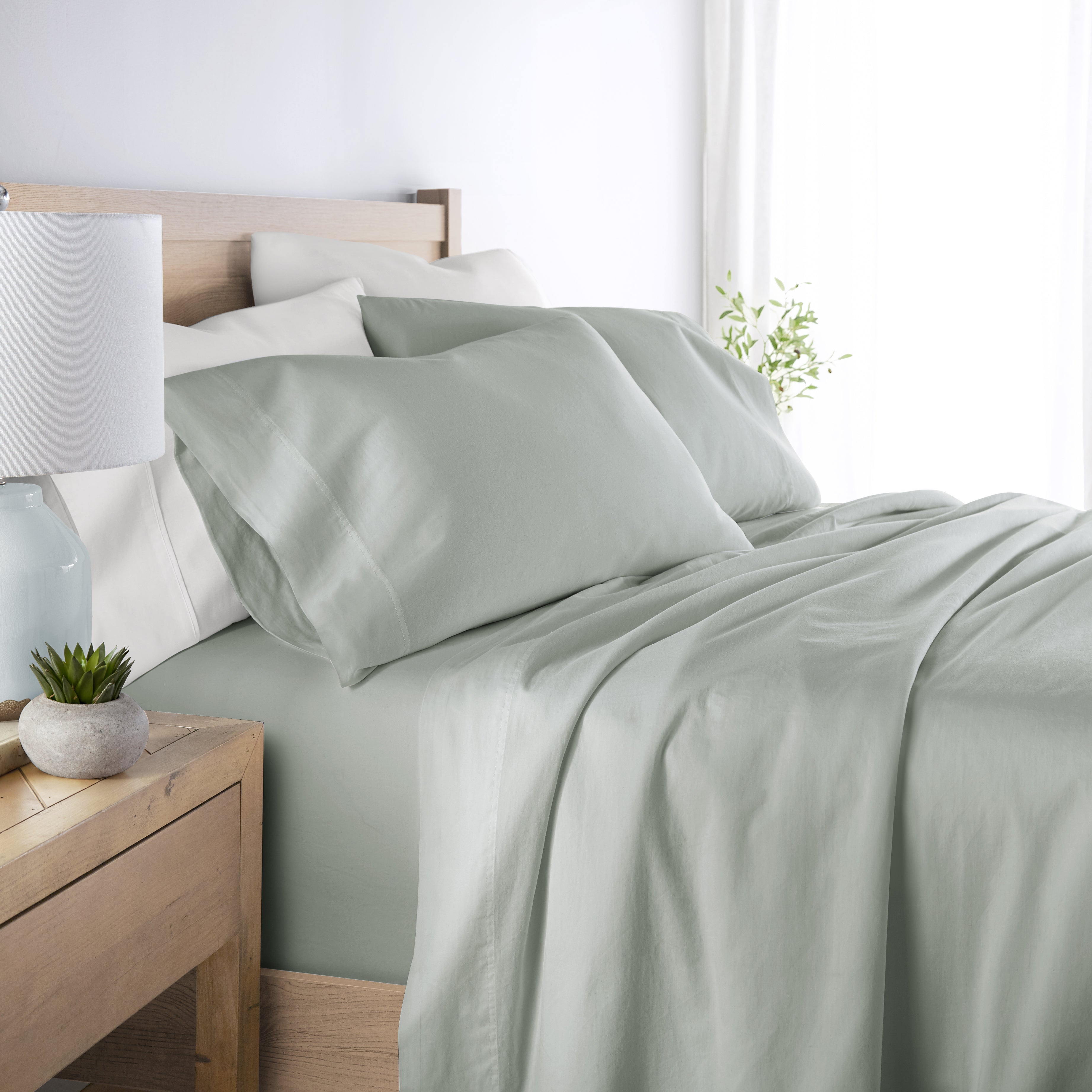 4-Piece 100% Cotton Long Staple Sheet Set