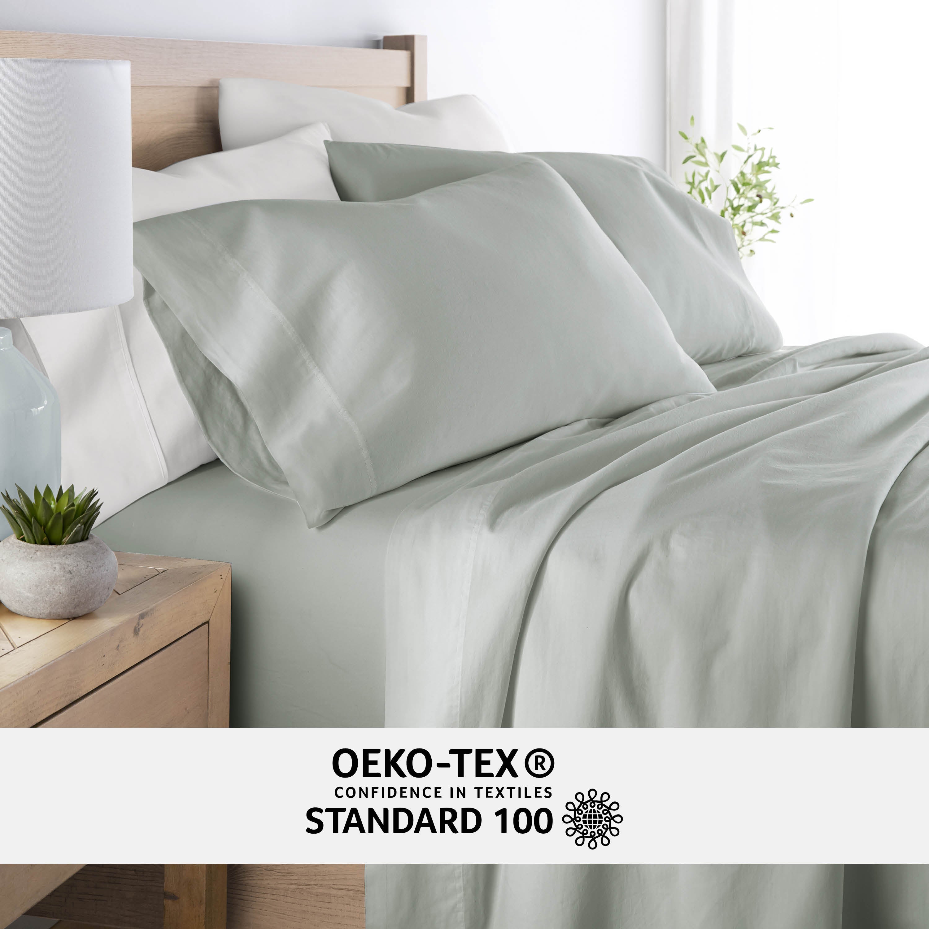 4-Piece 100% Cotton Long Staple Sheet Set