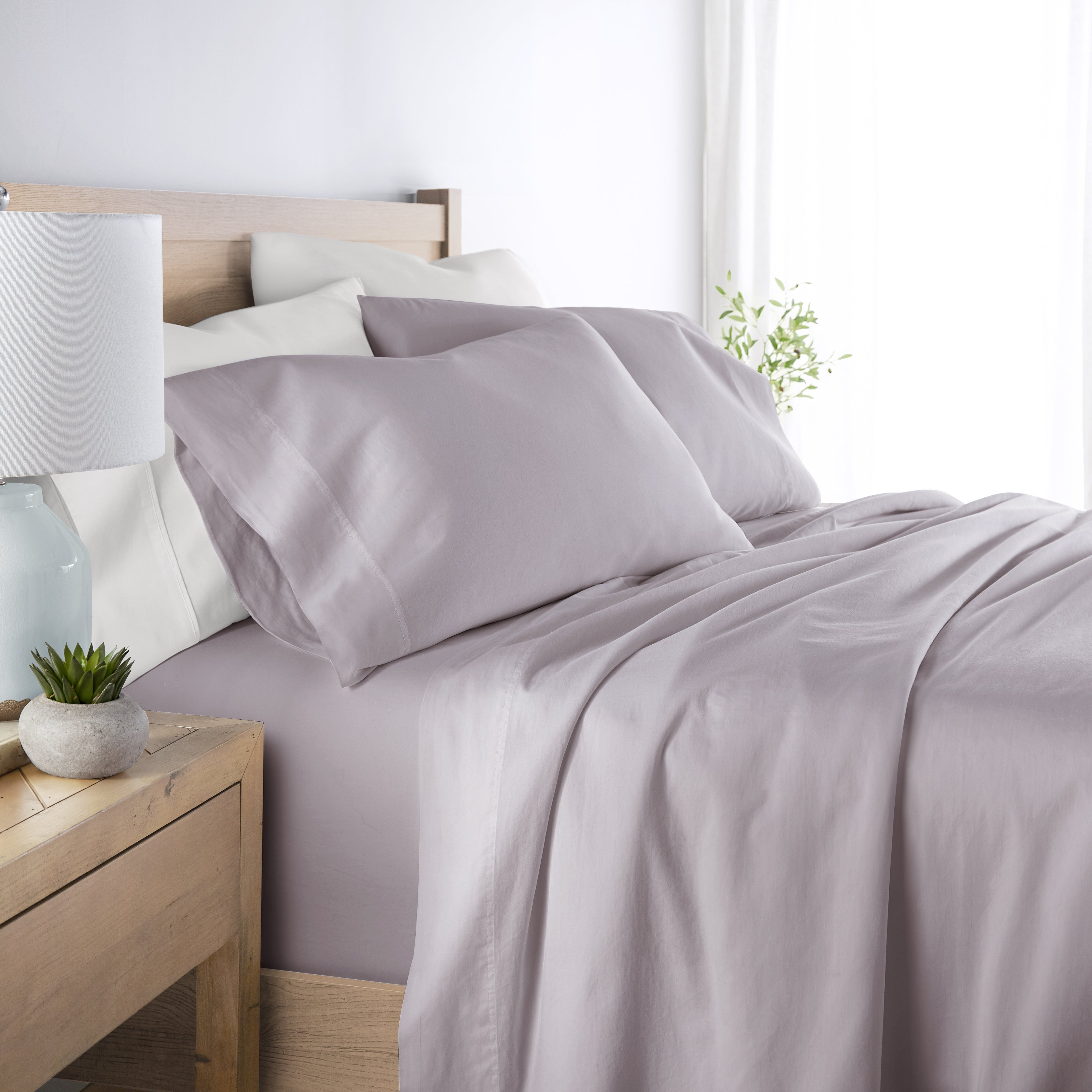 4-Piece 100% Cotton Long Staple Sheet Set