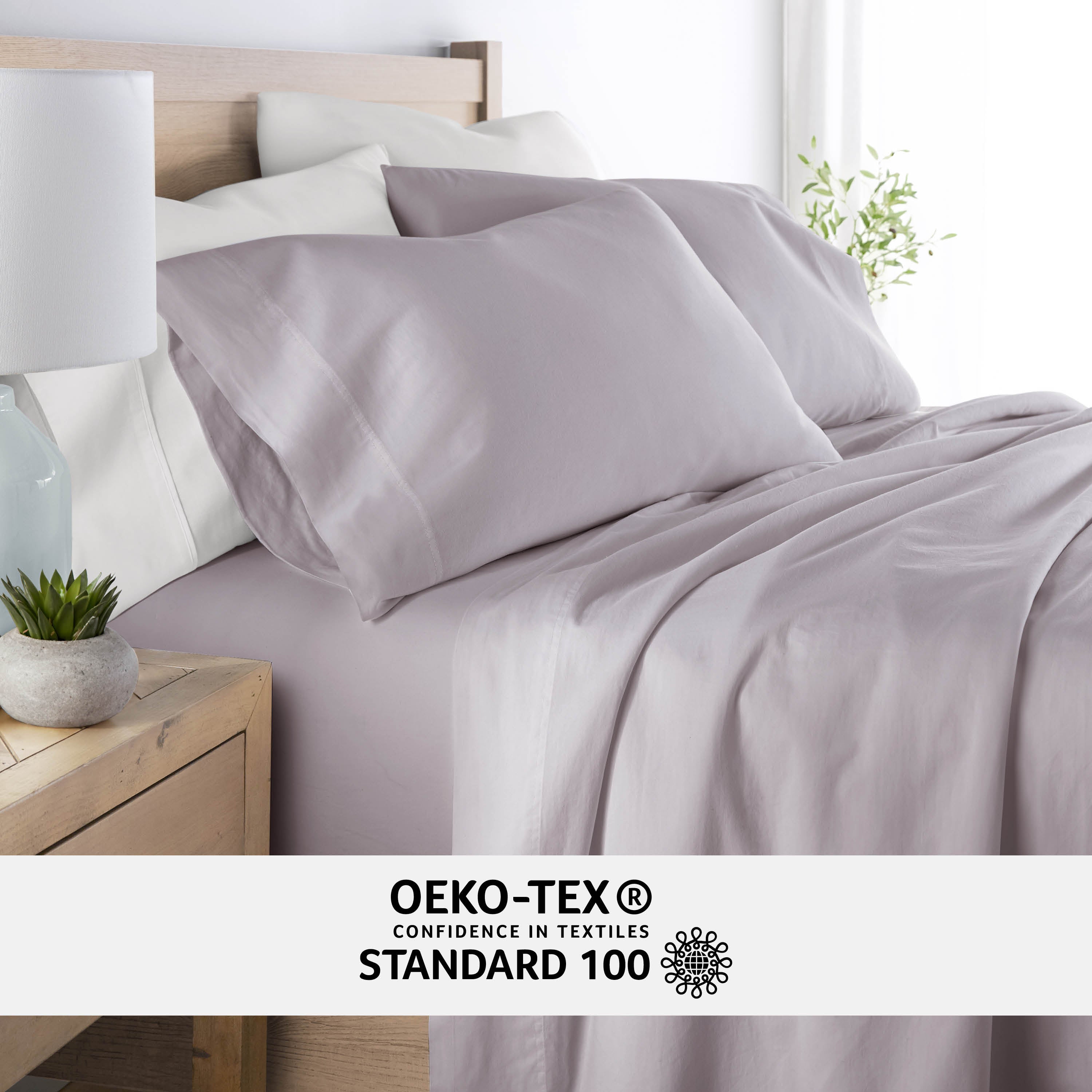 4-Piece 100% Cotton Long Staple Sheet Set