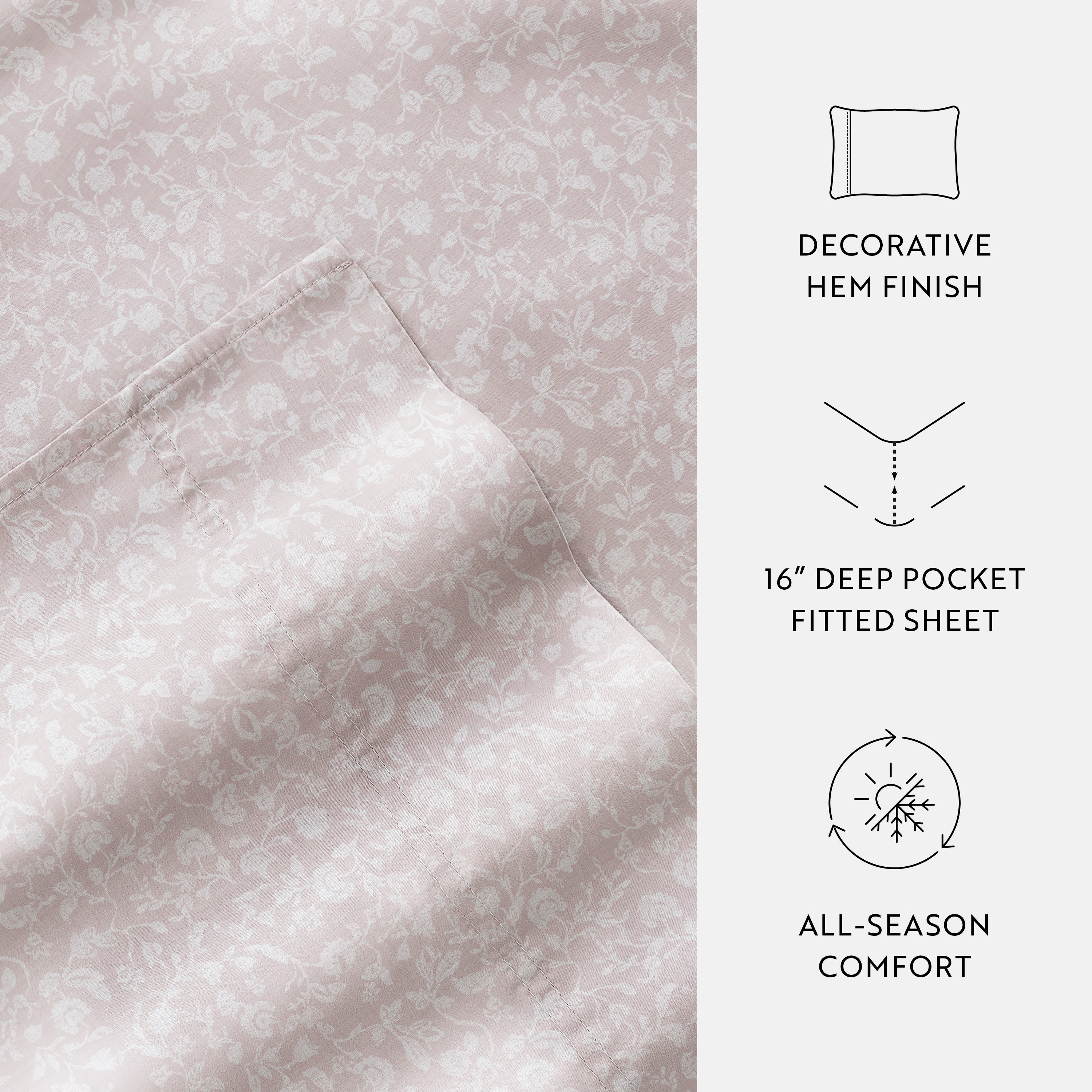 Rustic Jacobean 100% Cotton Long Staple Sheet Set