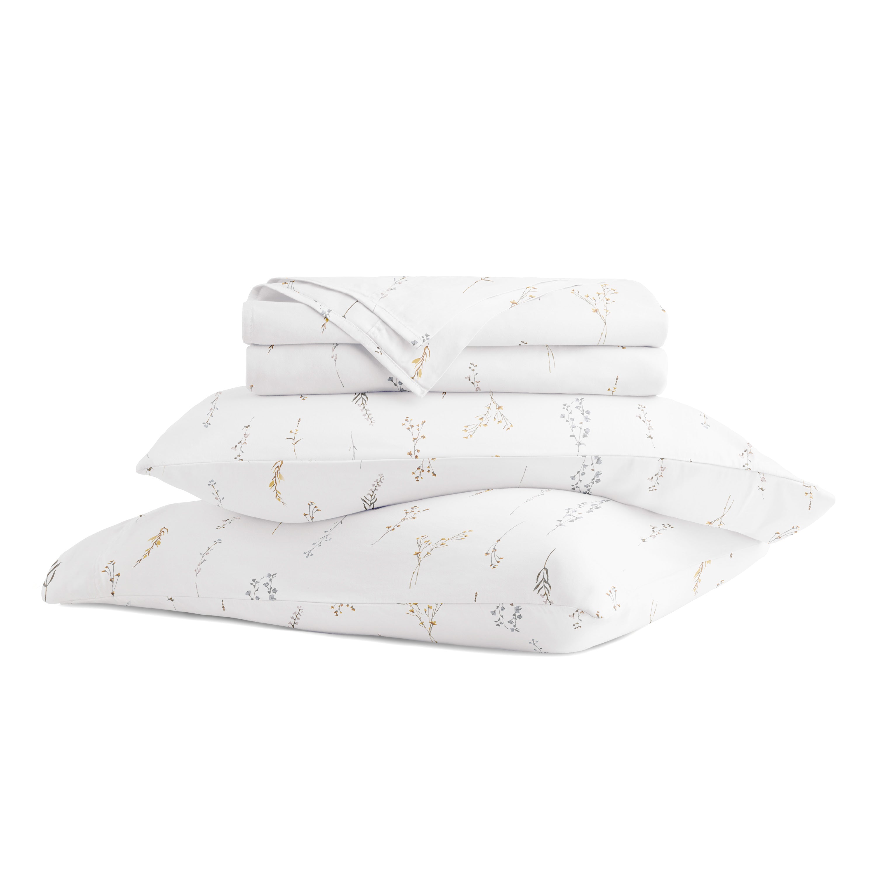 Wild Garden 100% Cotton Long Staple Sheet Set
