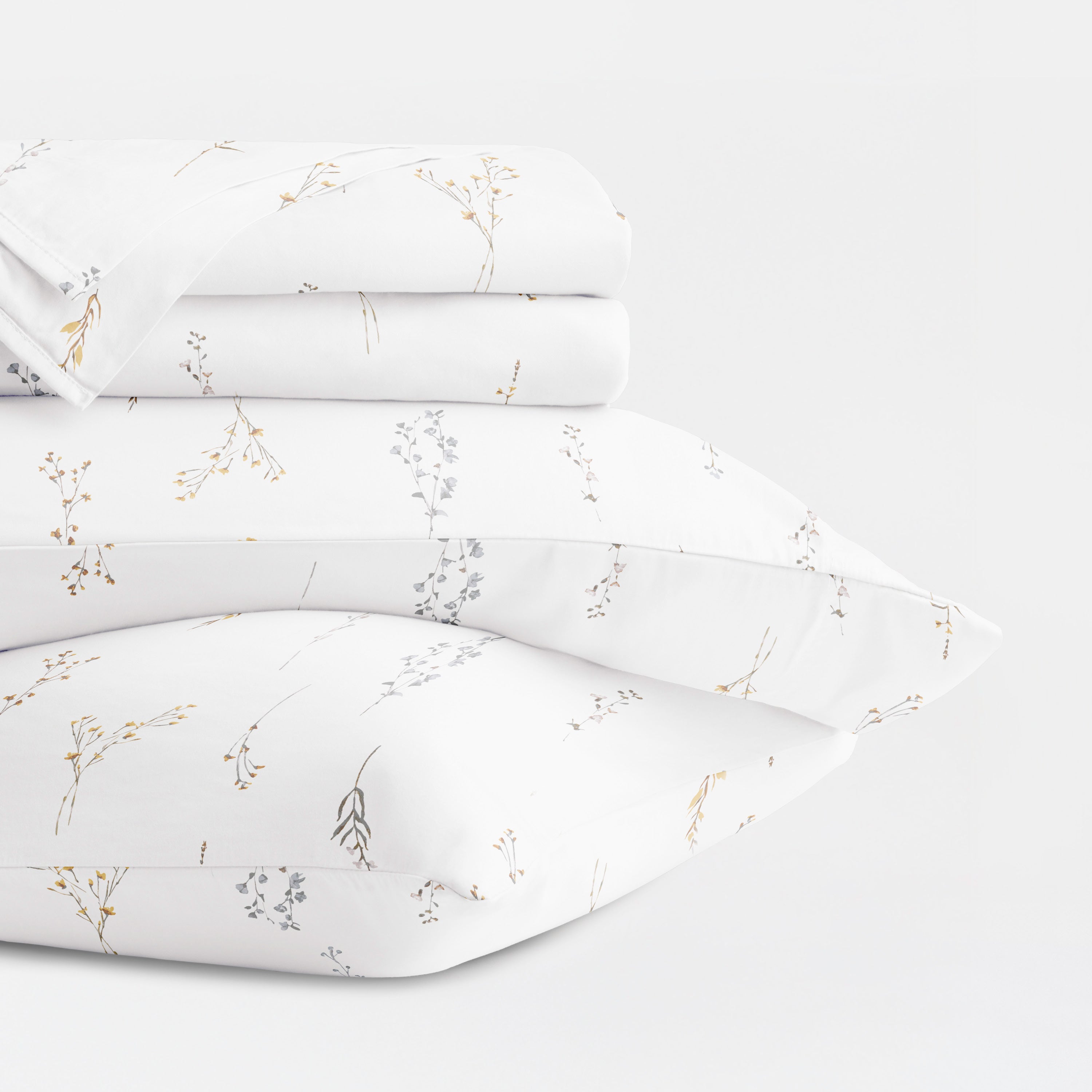 Wild Garden 100% Cotton Long Staple Sheet Set