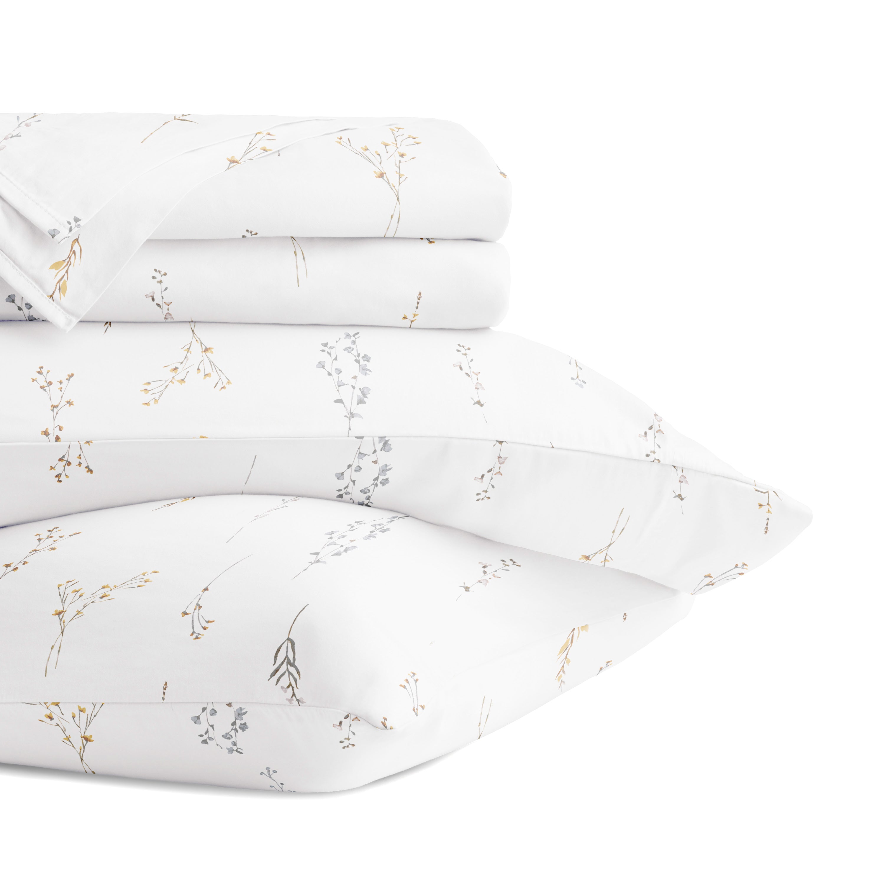 Wild Garden 100% Cotton Long Staple Sheet Set