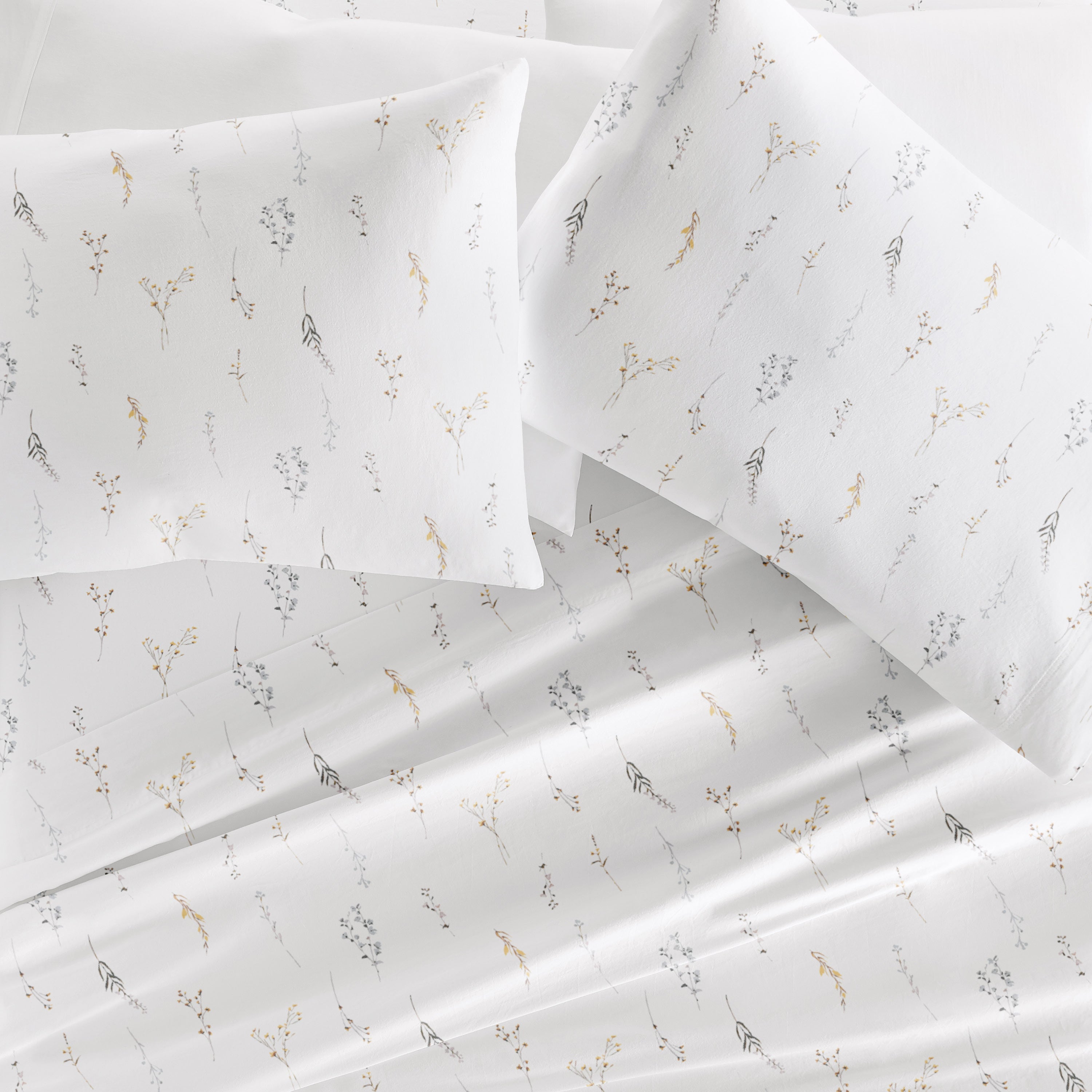 Wild Garden 100% Cotton Long Staple Sheet Set