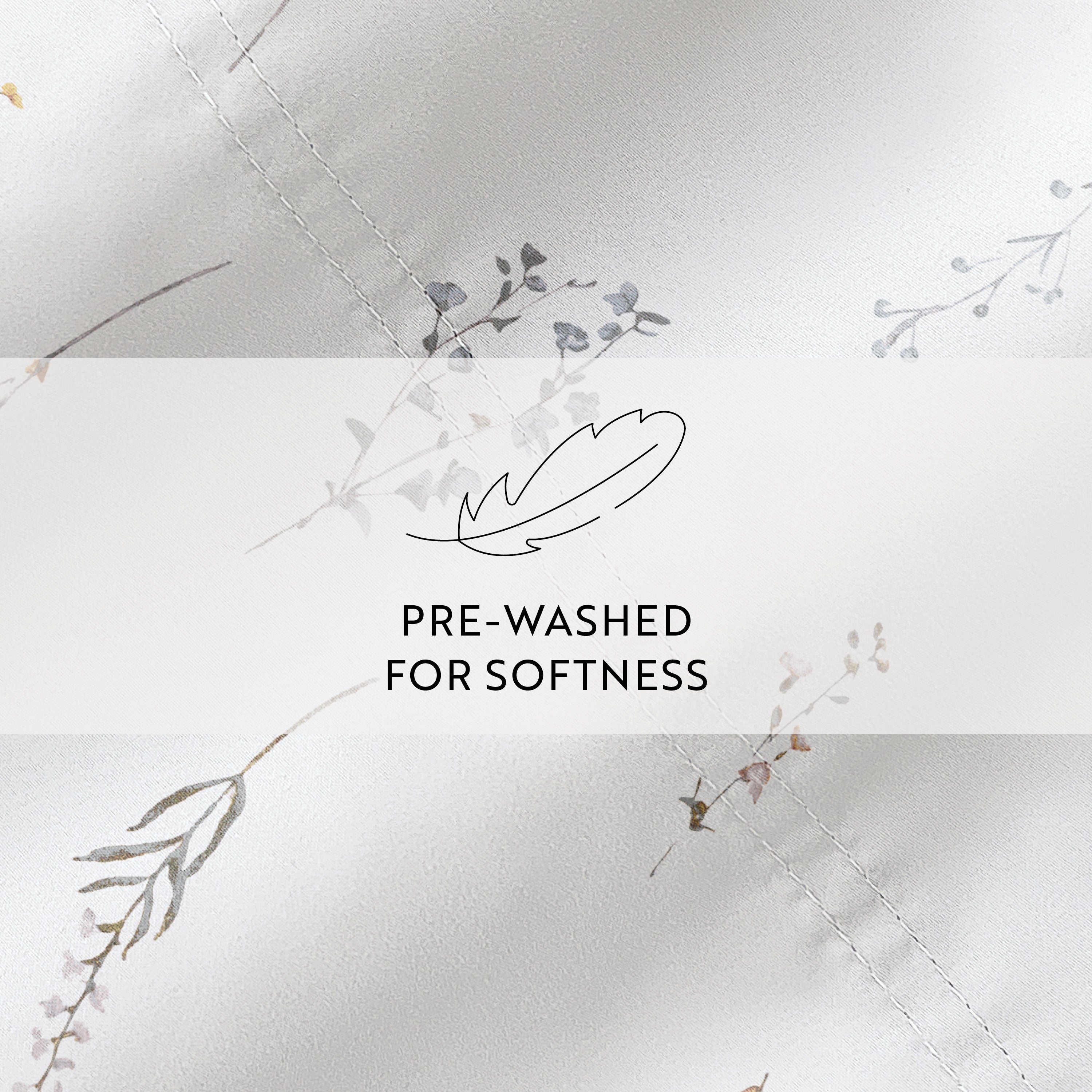 Wild Garden 100% Cotton Long Staple Sheet Set