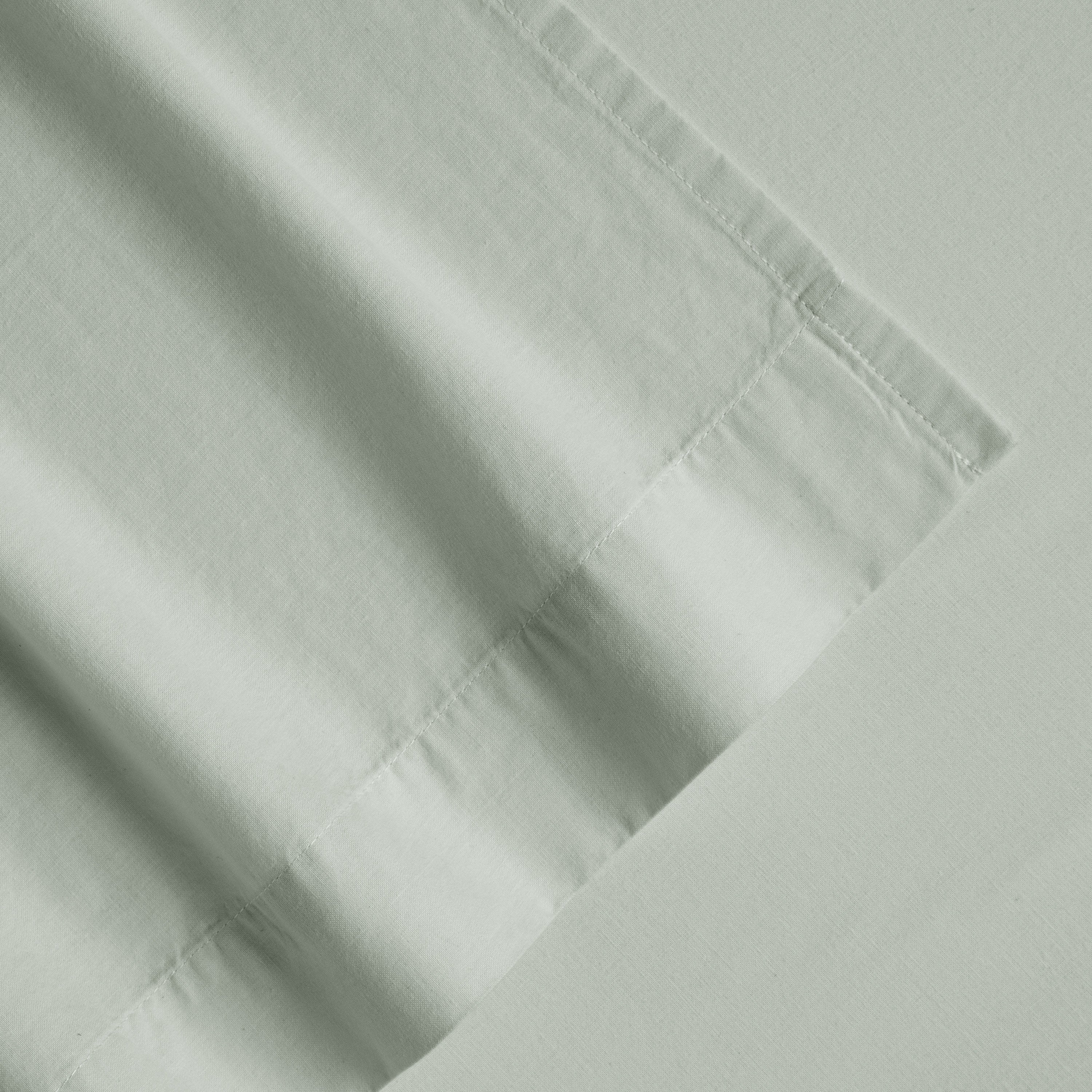 4-Piece 100% Cotton Percale Sheet Set