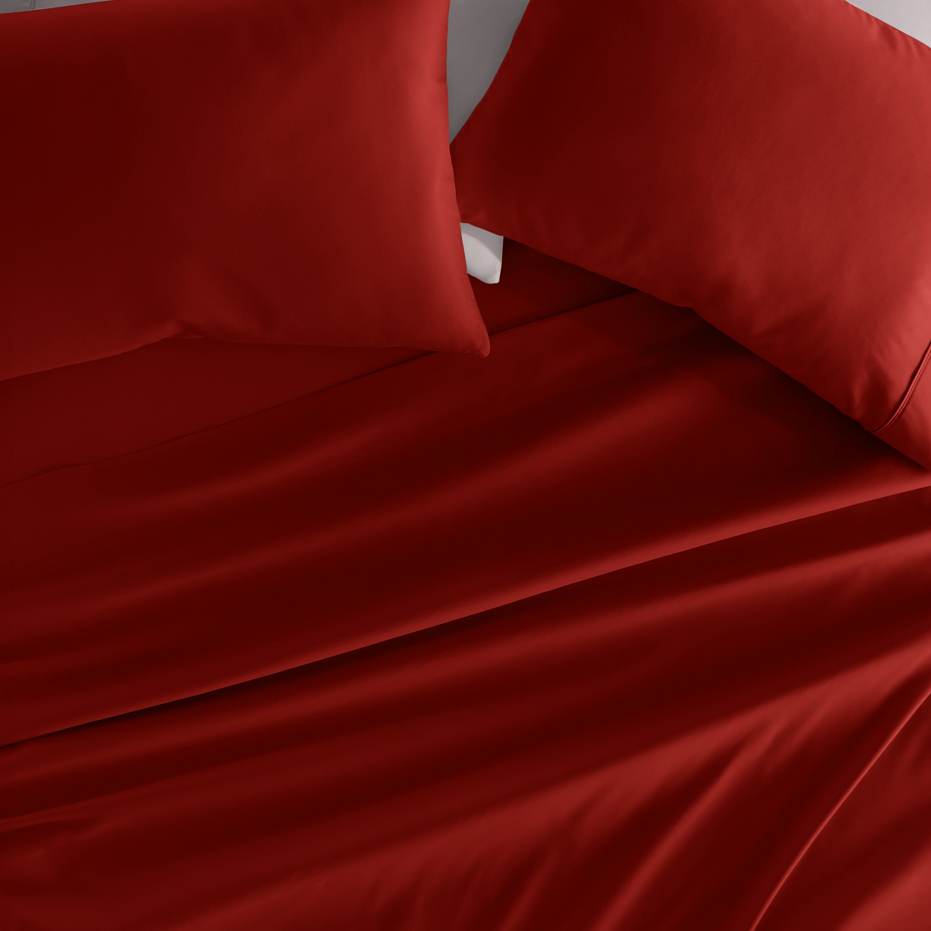 4-Piece Double Brushed Solid Sheet Set