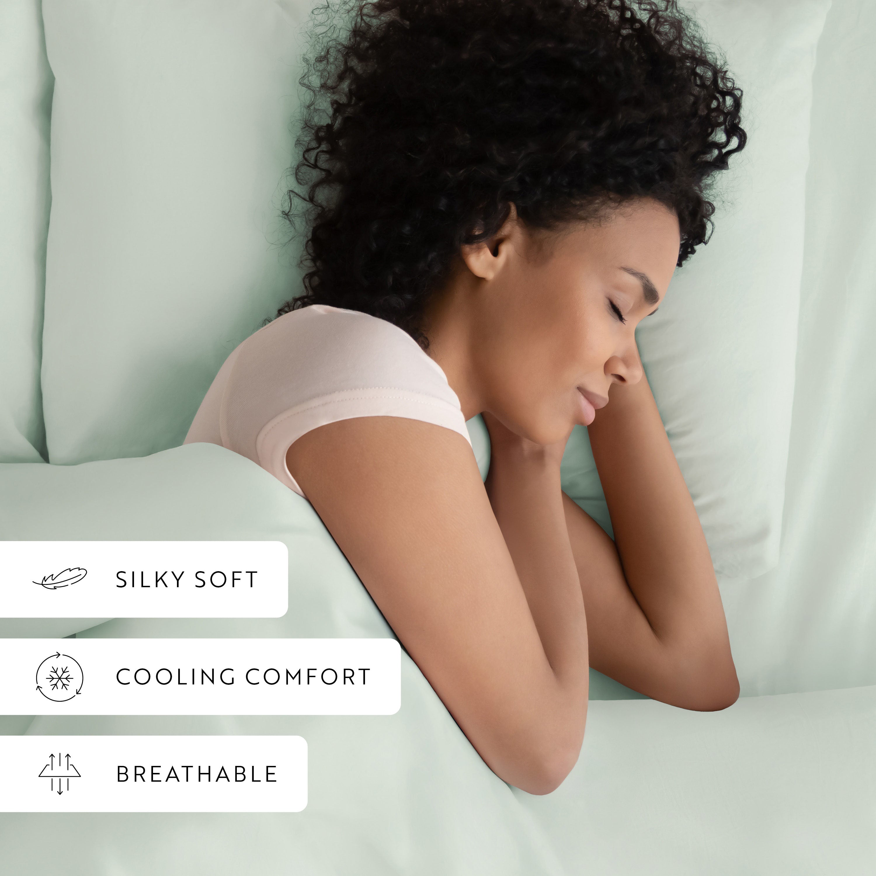 Naturally Cooling 4-Piece Bamboo Sheet Set