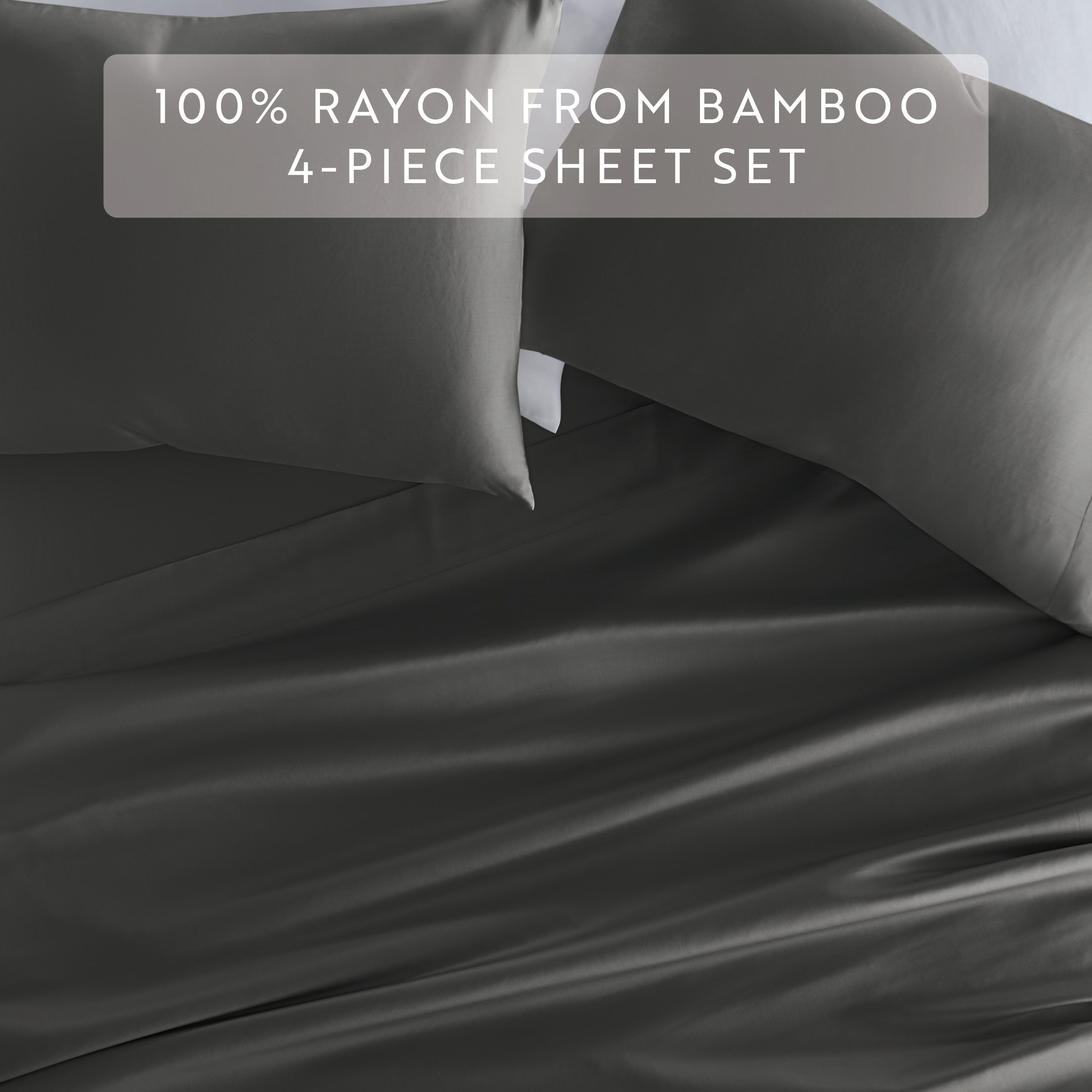Naturally Cooling 4-Piece Bamboo Sheet Set