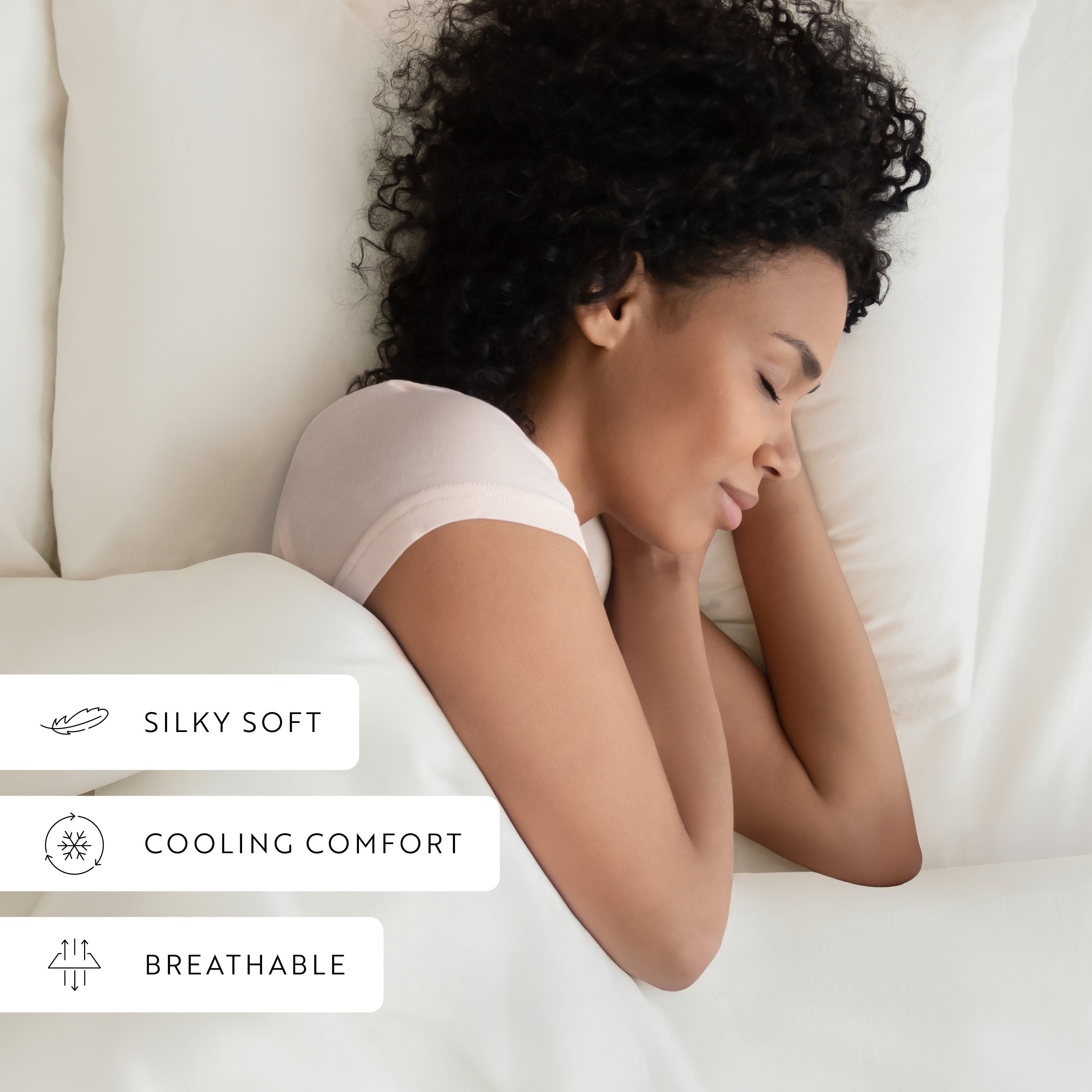 Naturally Cooling 4-Piece Bamboo Sheet Set